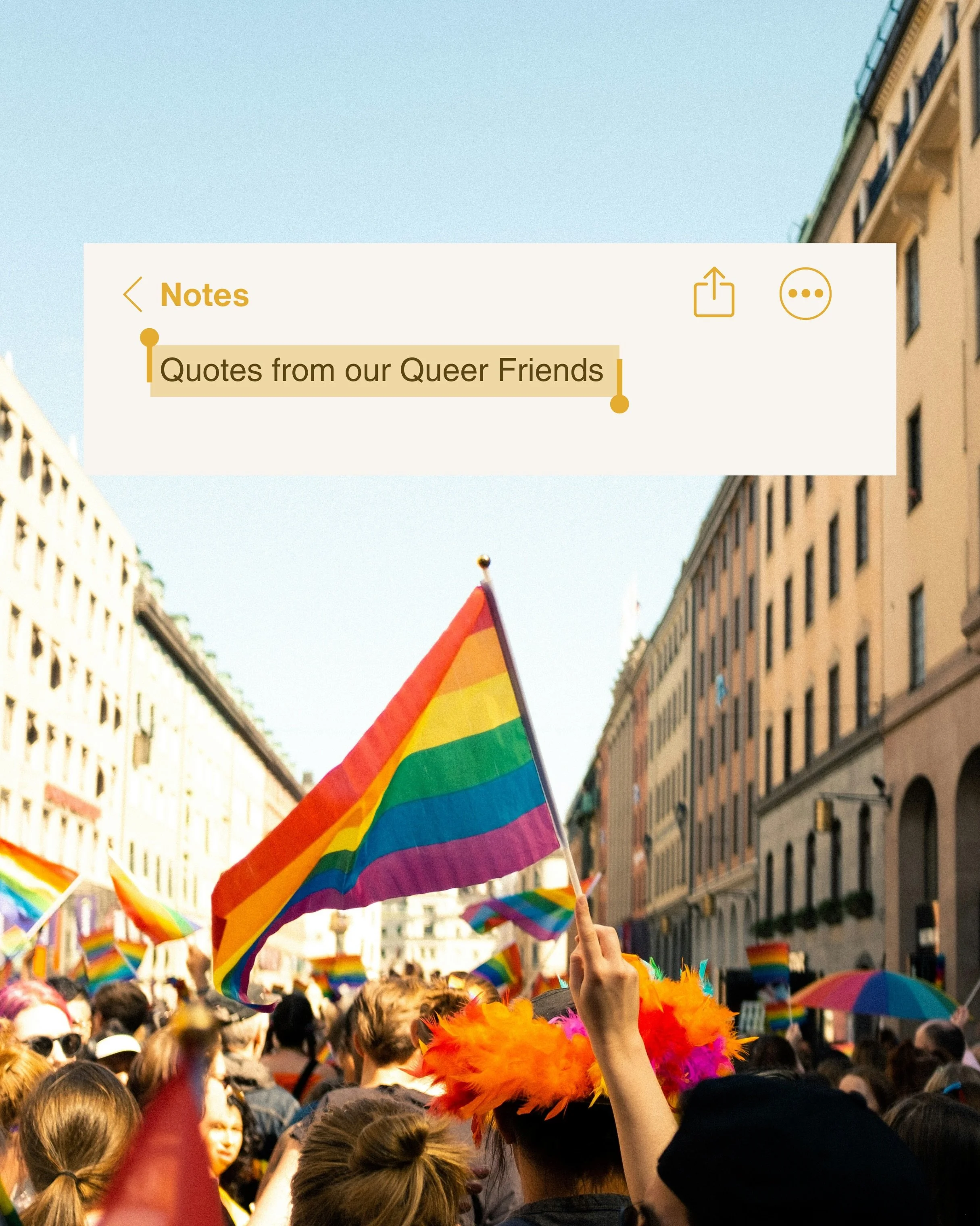 On Sunday, we had the honor of hosting our queer friends for a conversation about their experiences growing up LGBTQIA+, what Pride means to them, the messages they received while growing up, how their identities intersect today, the importance of su