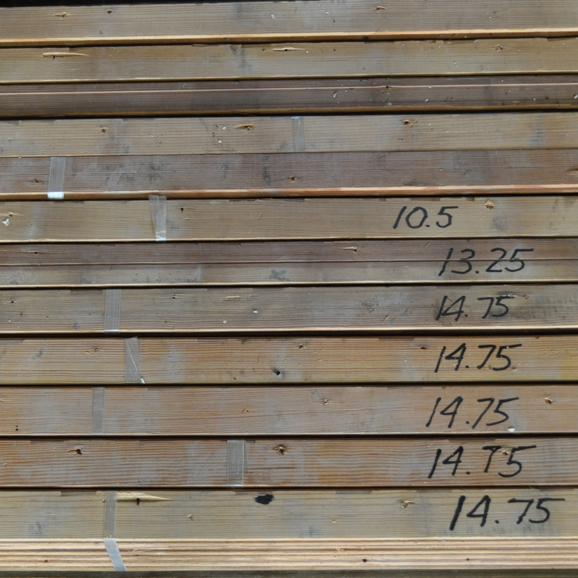   YELLOW PINE, LOT 4  Clear | 13/16” x 2 1/4” | Quarter Sawn  c.  1912 |  approx . 171 sq/ft 