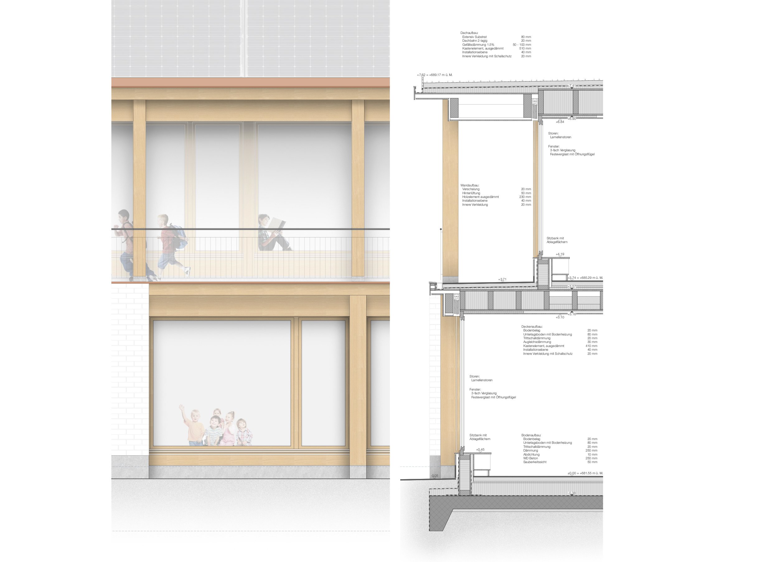 Dreifachkindergarten und Tagesschule Iddastrasse, St. Gallen