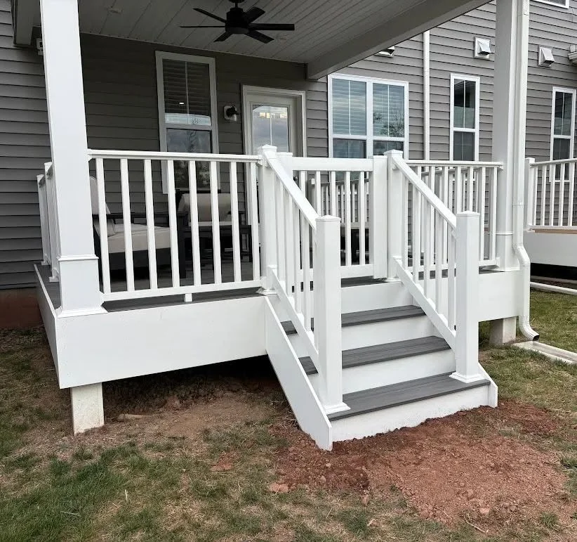 Custom Deck Stairs Gate
