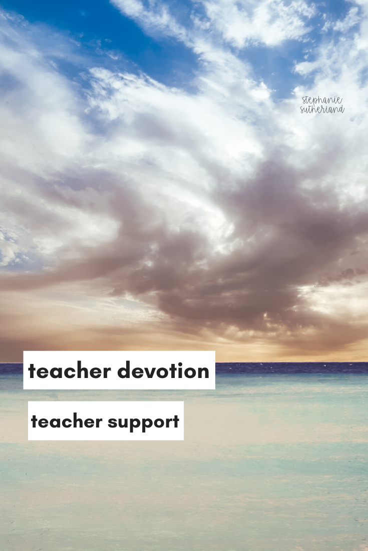 Devotions for Teachers: Building Each Other Up