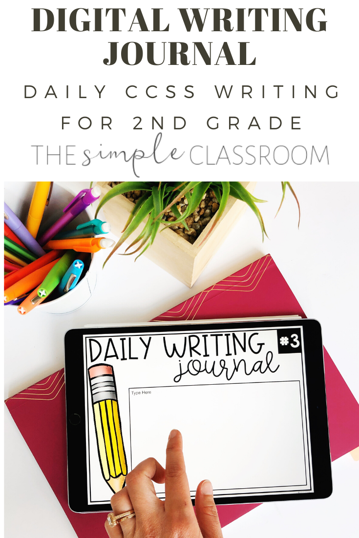 Digital Writing Journal for 2nd Grade — The Simple Classroom