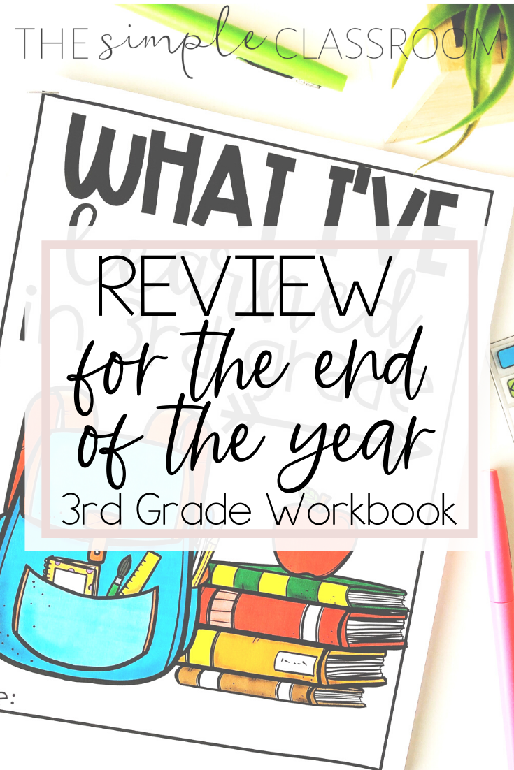 End of Year Review for 19rd Grade! — The Simple Classroom