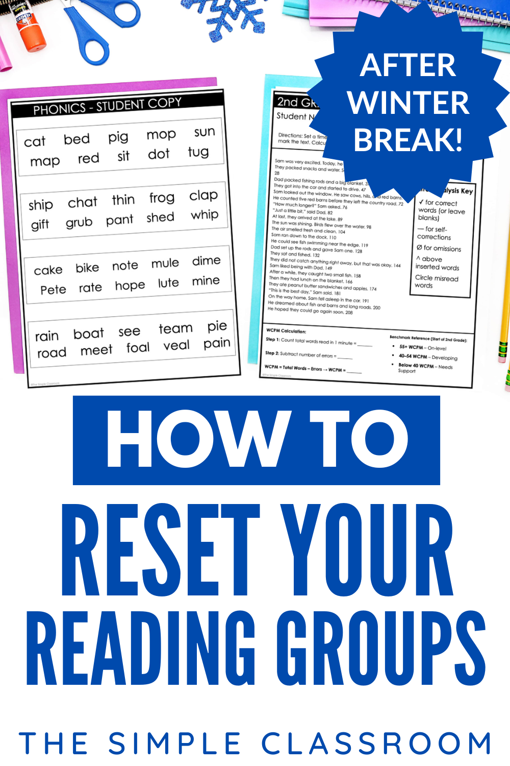 How To Reset Reading Groups After Winter Break (FREEBIE INSIDE)