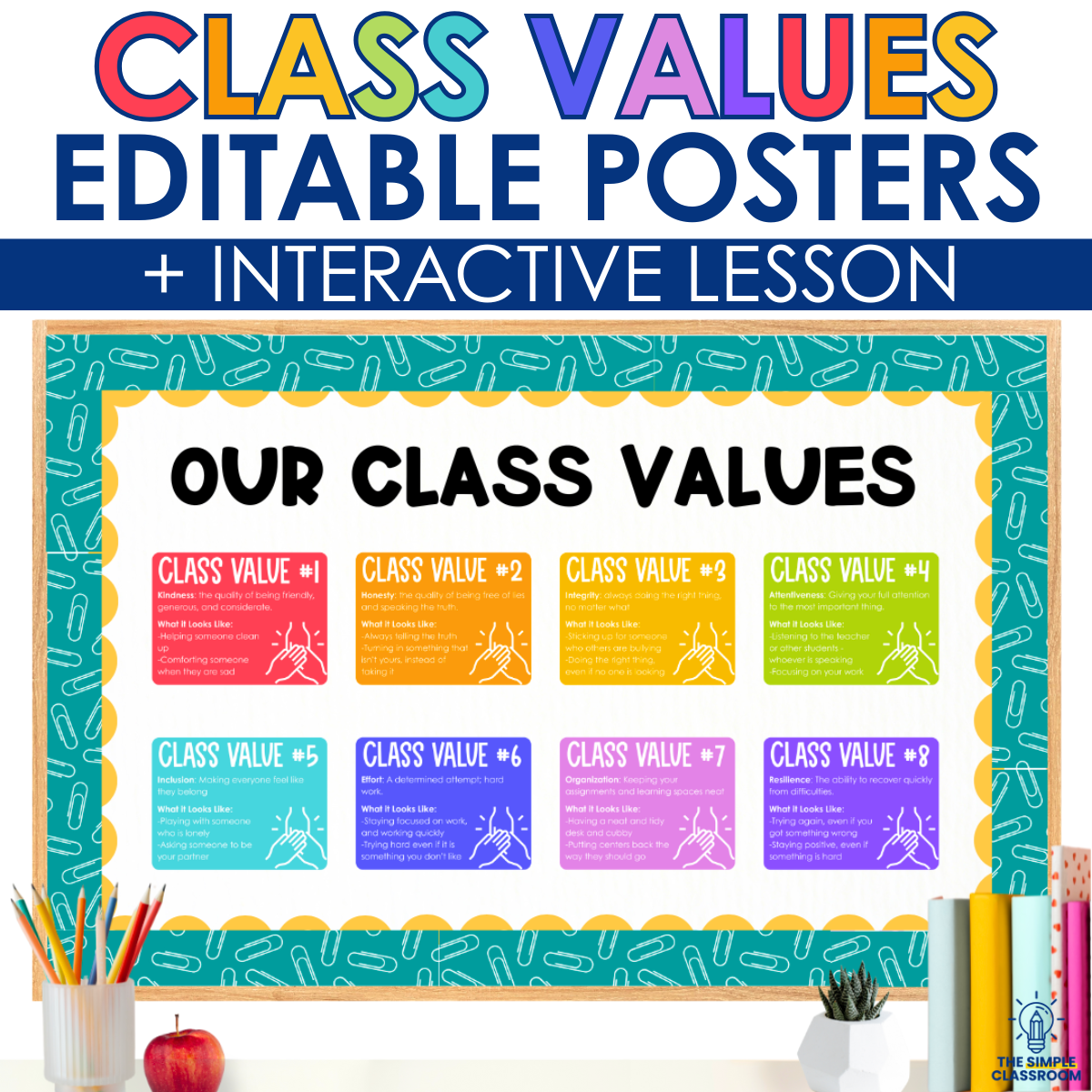 Classroom Expectation Posters Editable Classroom Rules