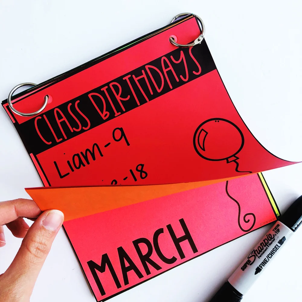 The Easiest Student Birthday Gifts in a Real 2nd Grade Classroom — The ...