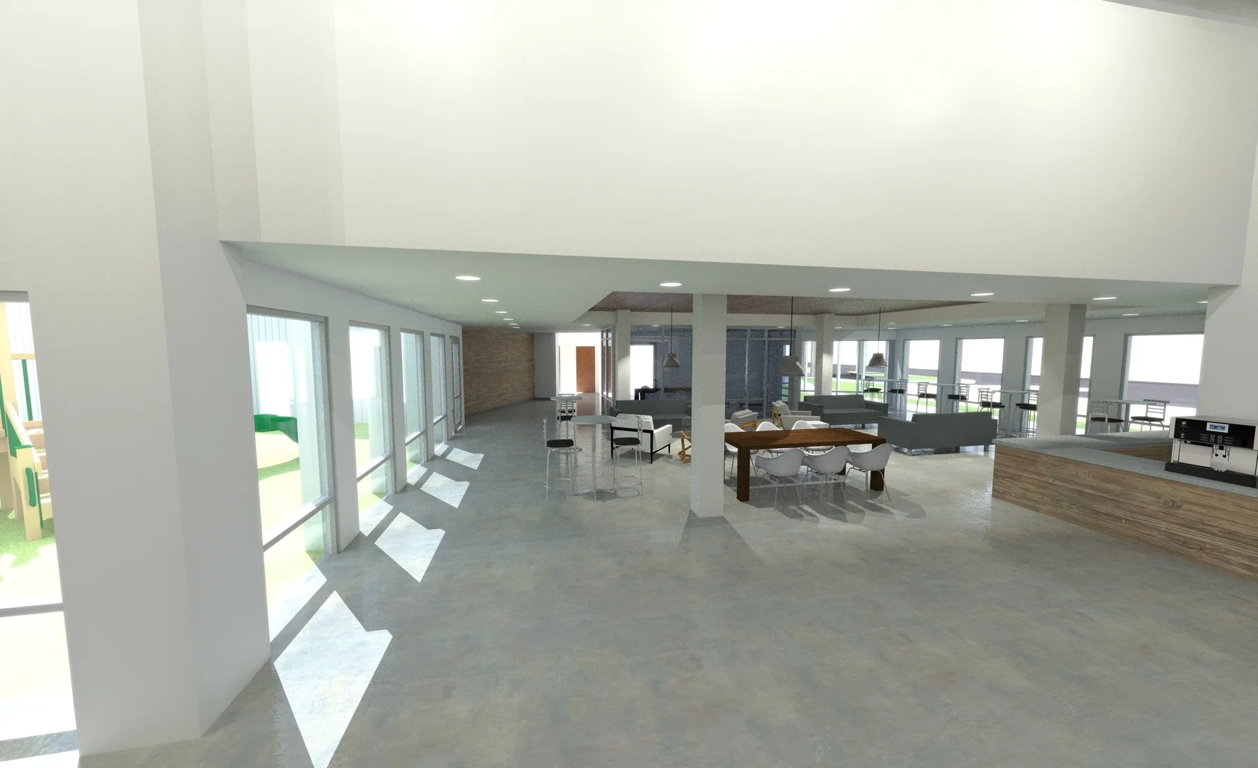 New Church Building Interior