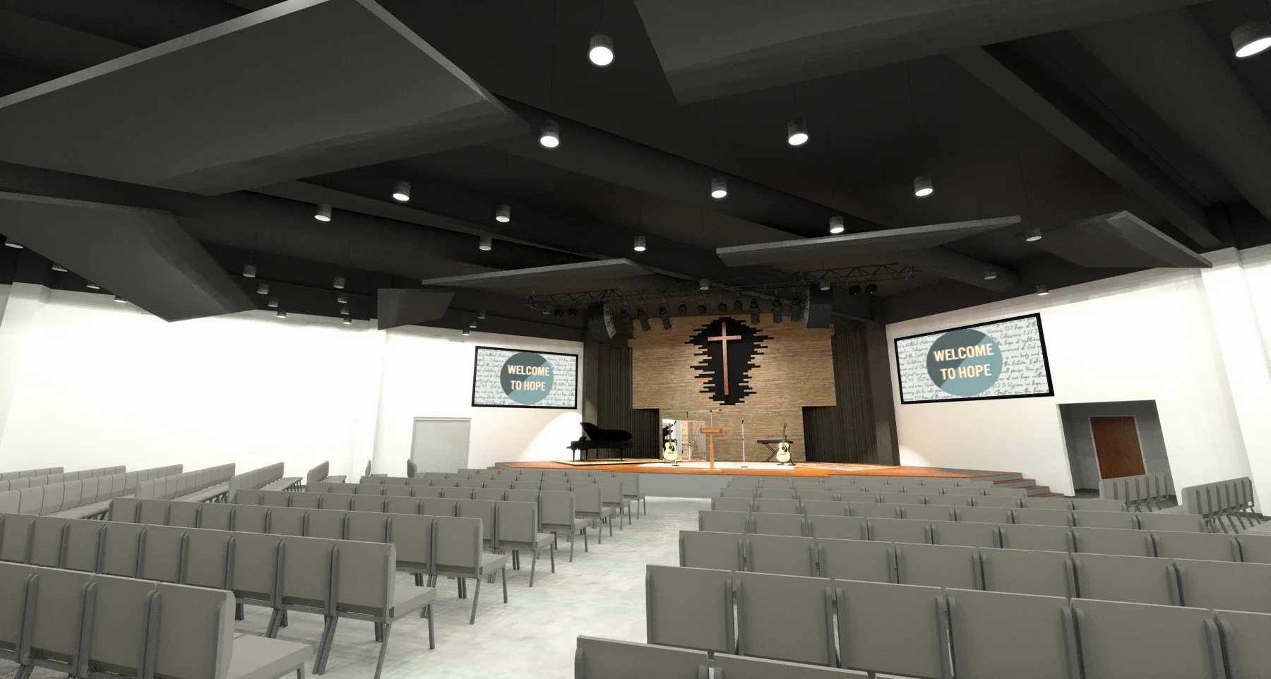 New Church Building Interior