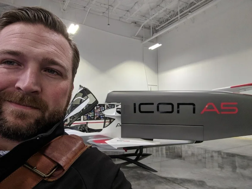 A Picture of me with the floor model