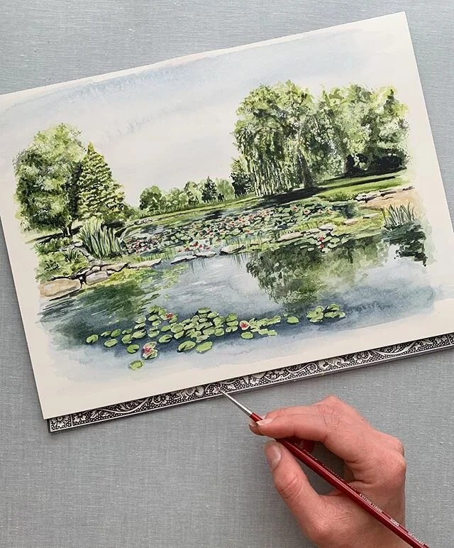 Can&rsquo;t you just see yourself, under that tree, swinging in a hammock, reading a great book and sippin sweet tea?! Now that would be the LIFE! This piece took me an entire day and some change and really stretched my capabilities. But if you aren&