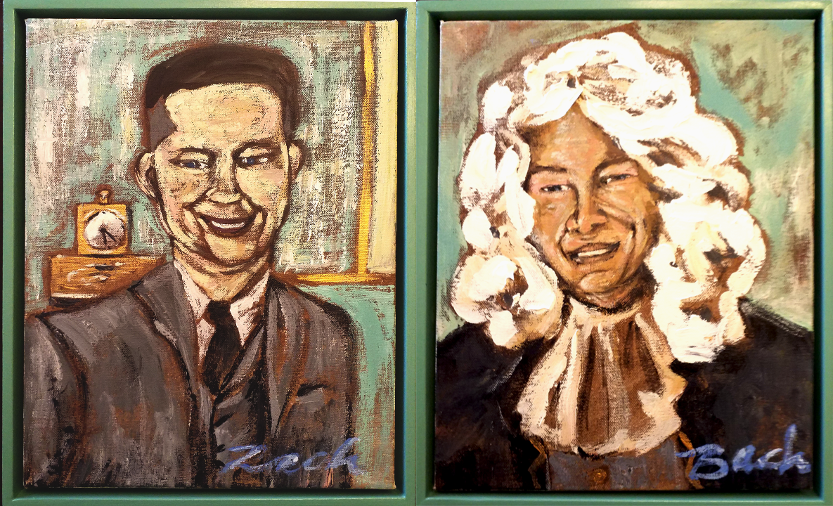 LOVELY RACH & BACH PAINTINGS BY AMANDA TALLEY Amanda Talley made these wonderful paintings to comemerate our Rach & Bach Concert for the 100th Anniversary of the ESU!