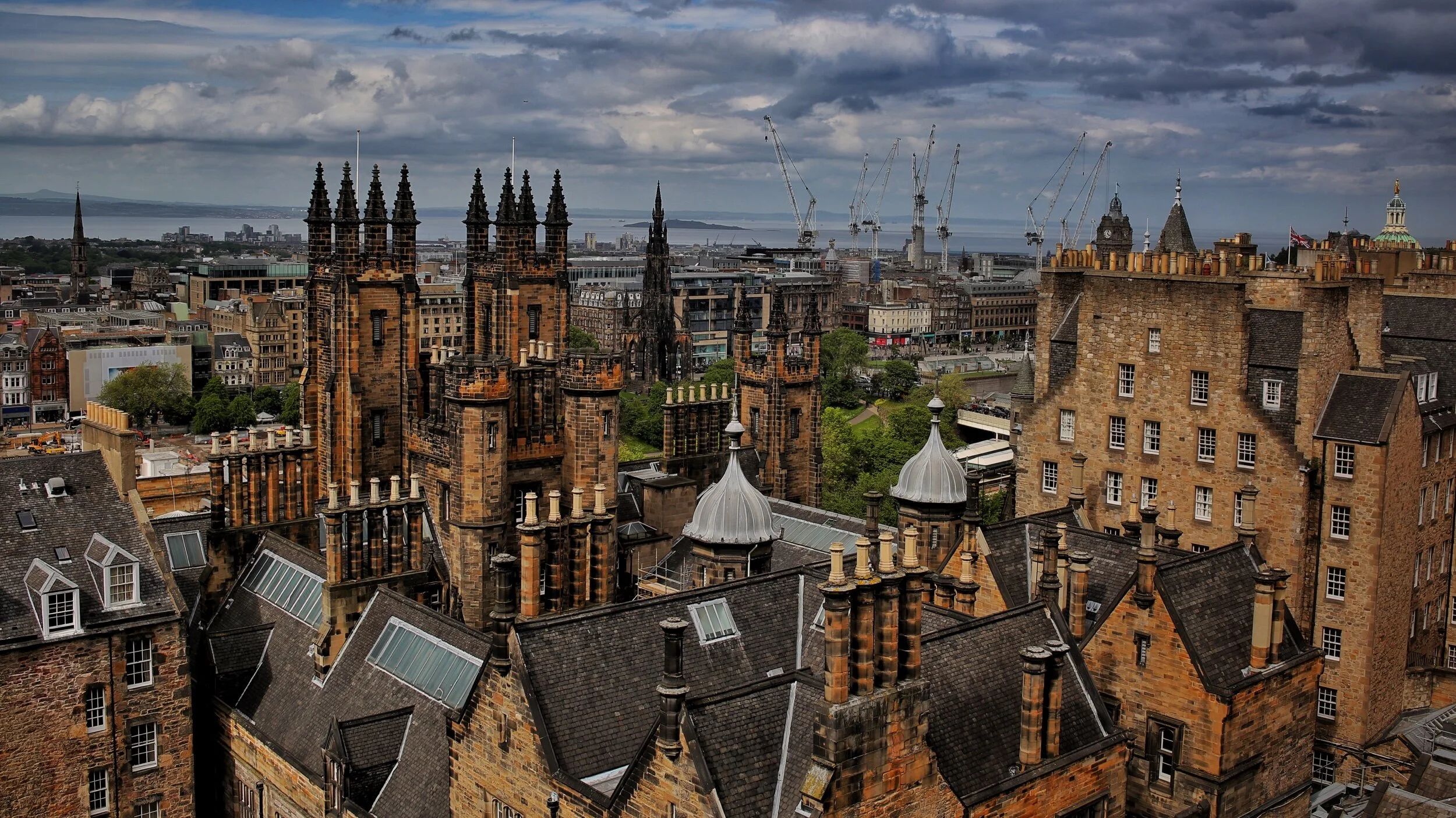 view from atop the Camera Obscura