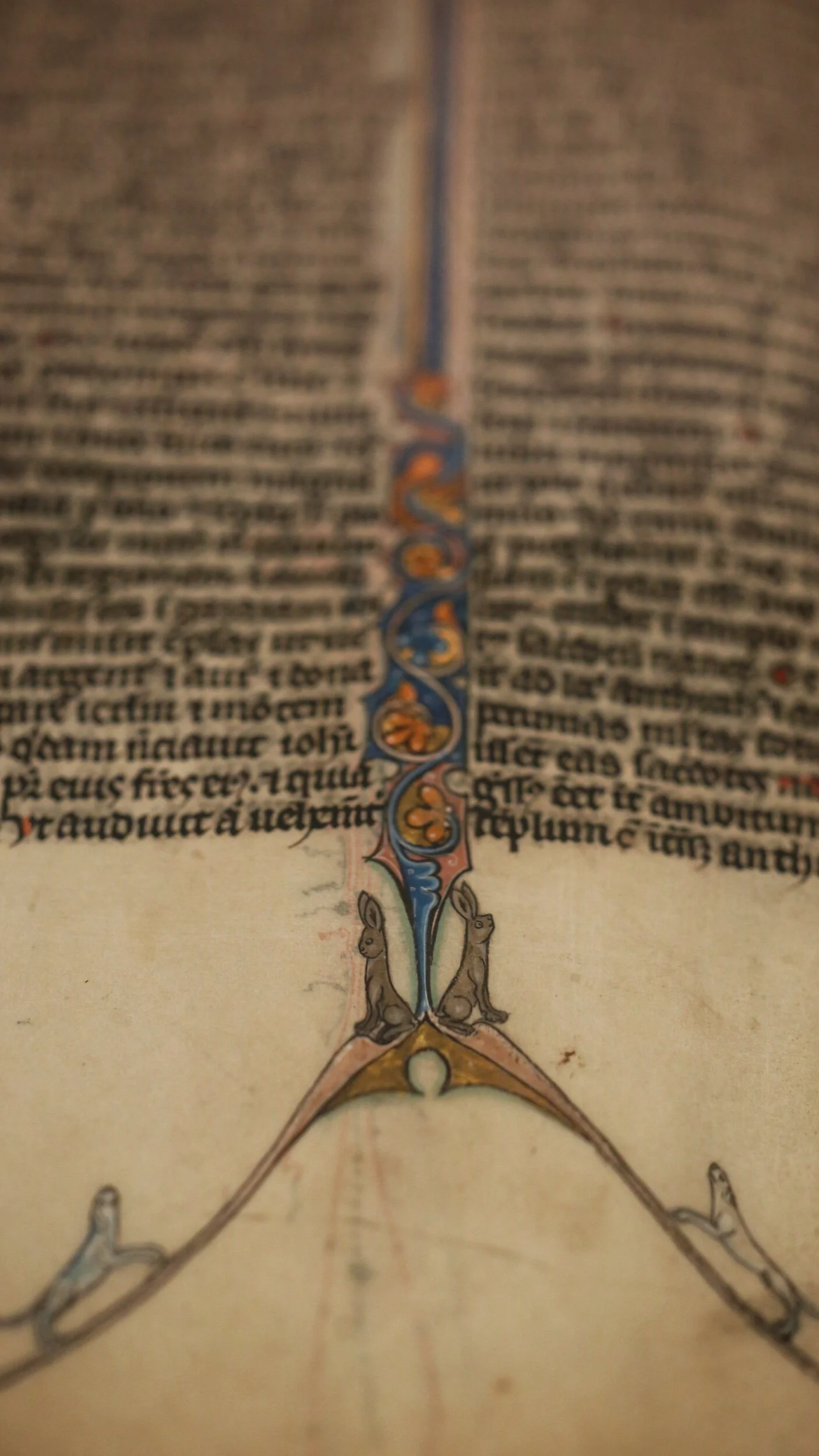 not the Book of Kells (no photos allowed) but an OLD bible nonetheless