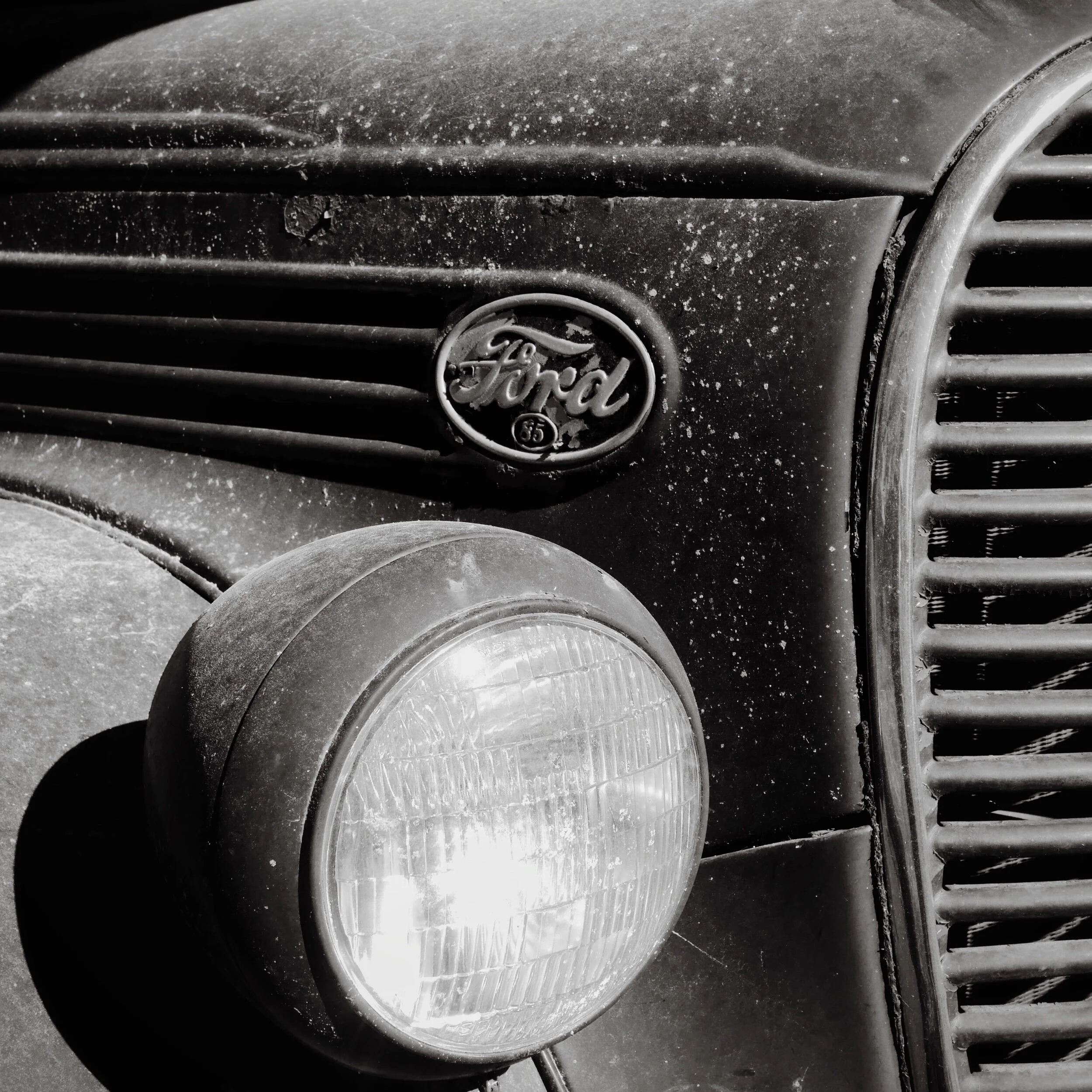 truck detail, farm tour, Durham