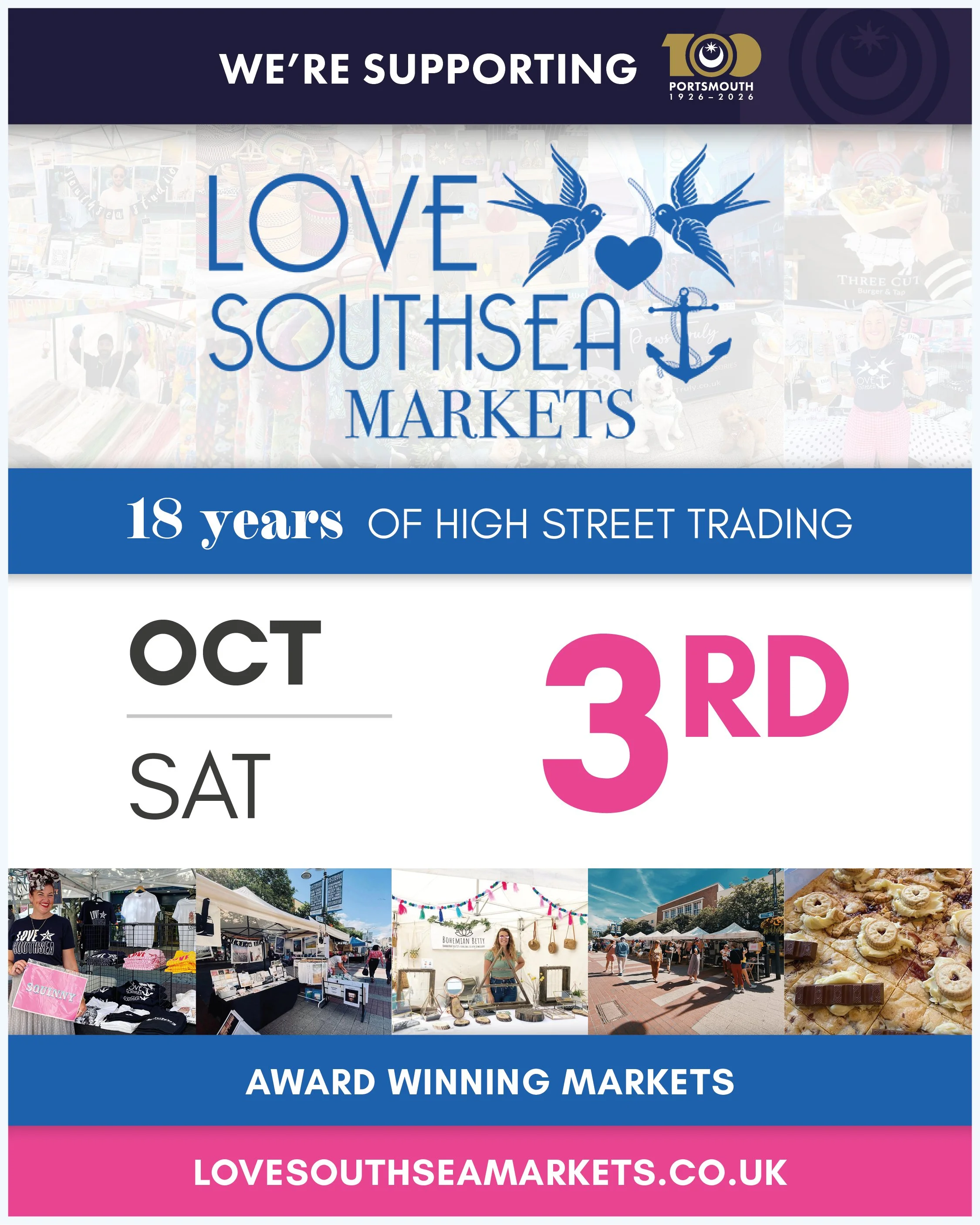 Love Southsea High Street Trading: Saturday 3rd October 2026