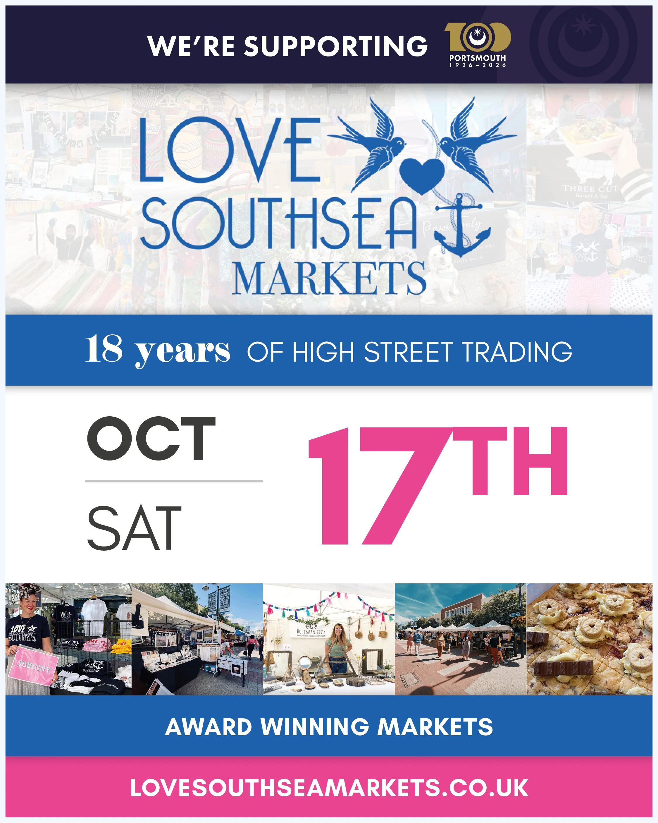 Love Southsea High Street Trading: Saturday 17th October 2026