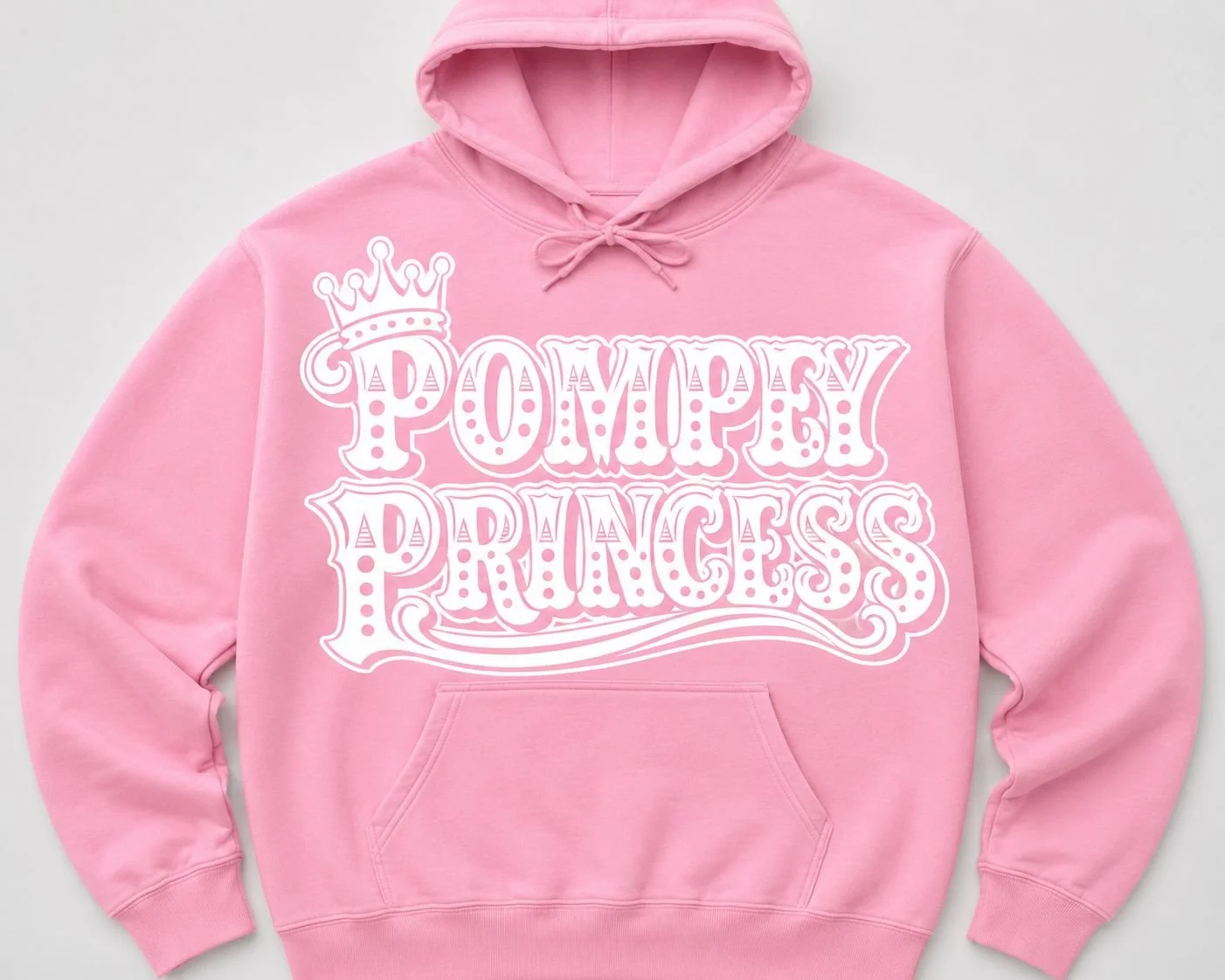 LS Pink Pompey Princess hoodie with crown.jpeg