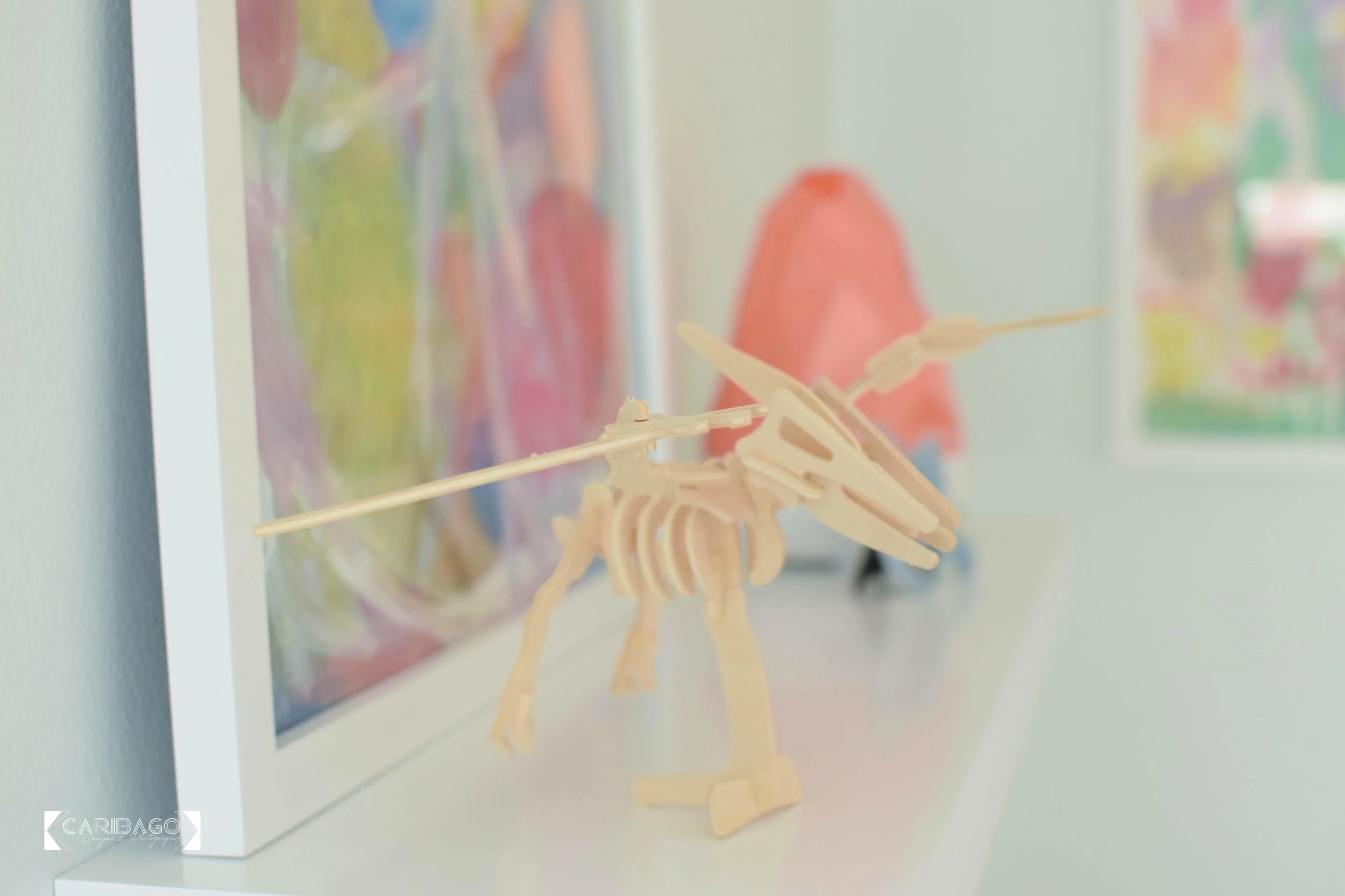 The amazing Emma assembled this pterodactyl