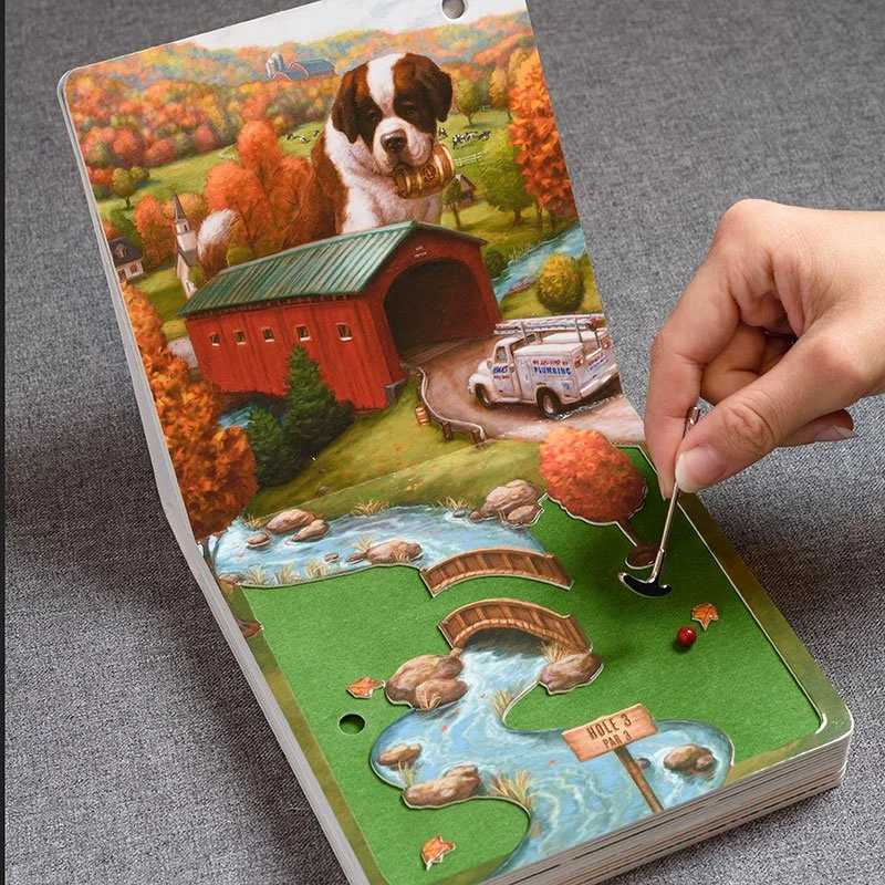 Golf Book Hinge