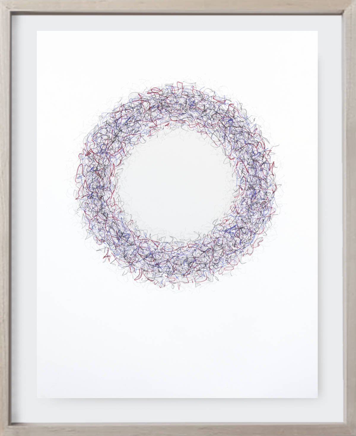   On Paper#202, 2026  
Ink, graphite on archival paper. 
(19 x 24 in.)