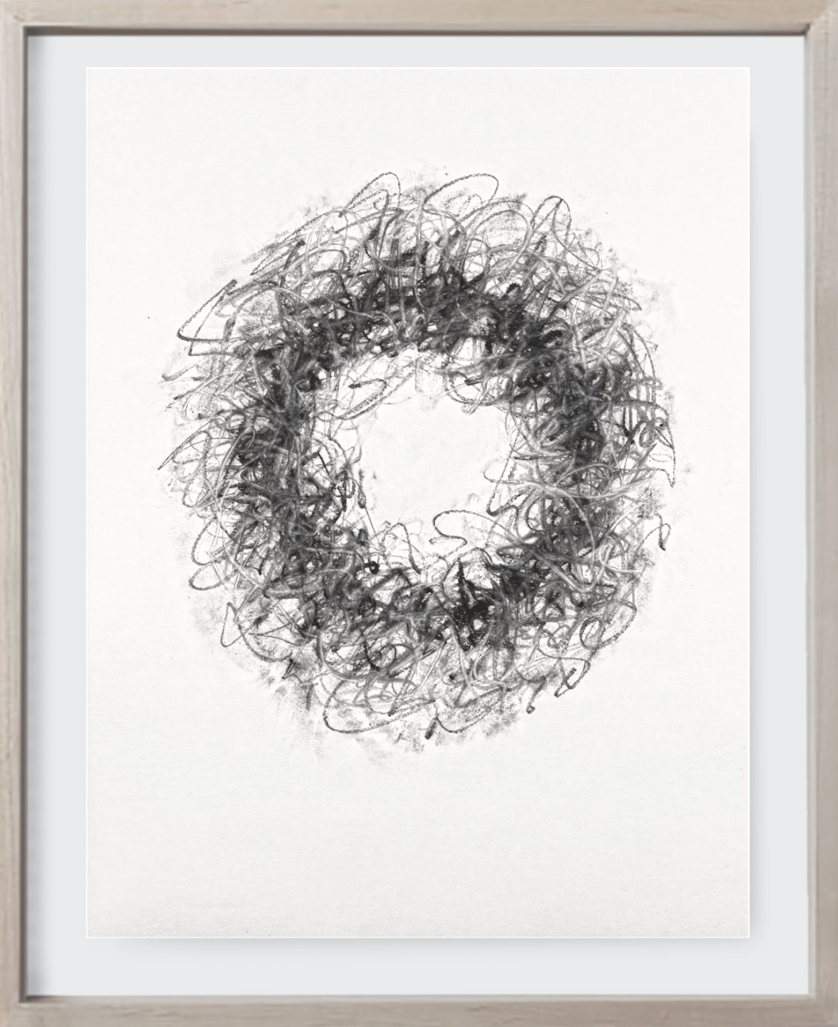   On Paper#18, 2019  
Graphite and pastel on archival paper.  (19 x 24 )    Unframed 