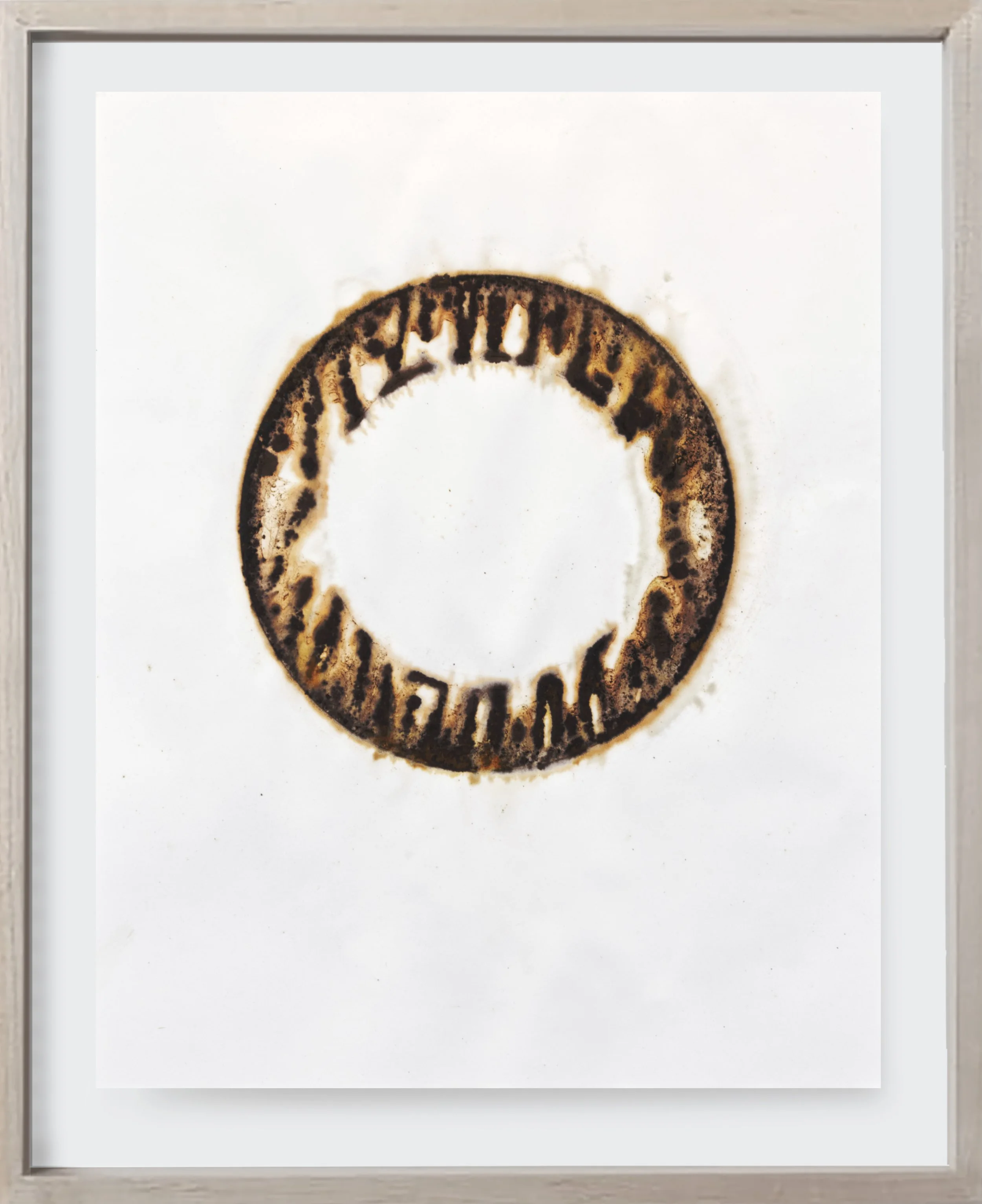 Rust#183, 2025  
Iron on archival paper. (18 x 24 )   Unframed    