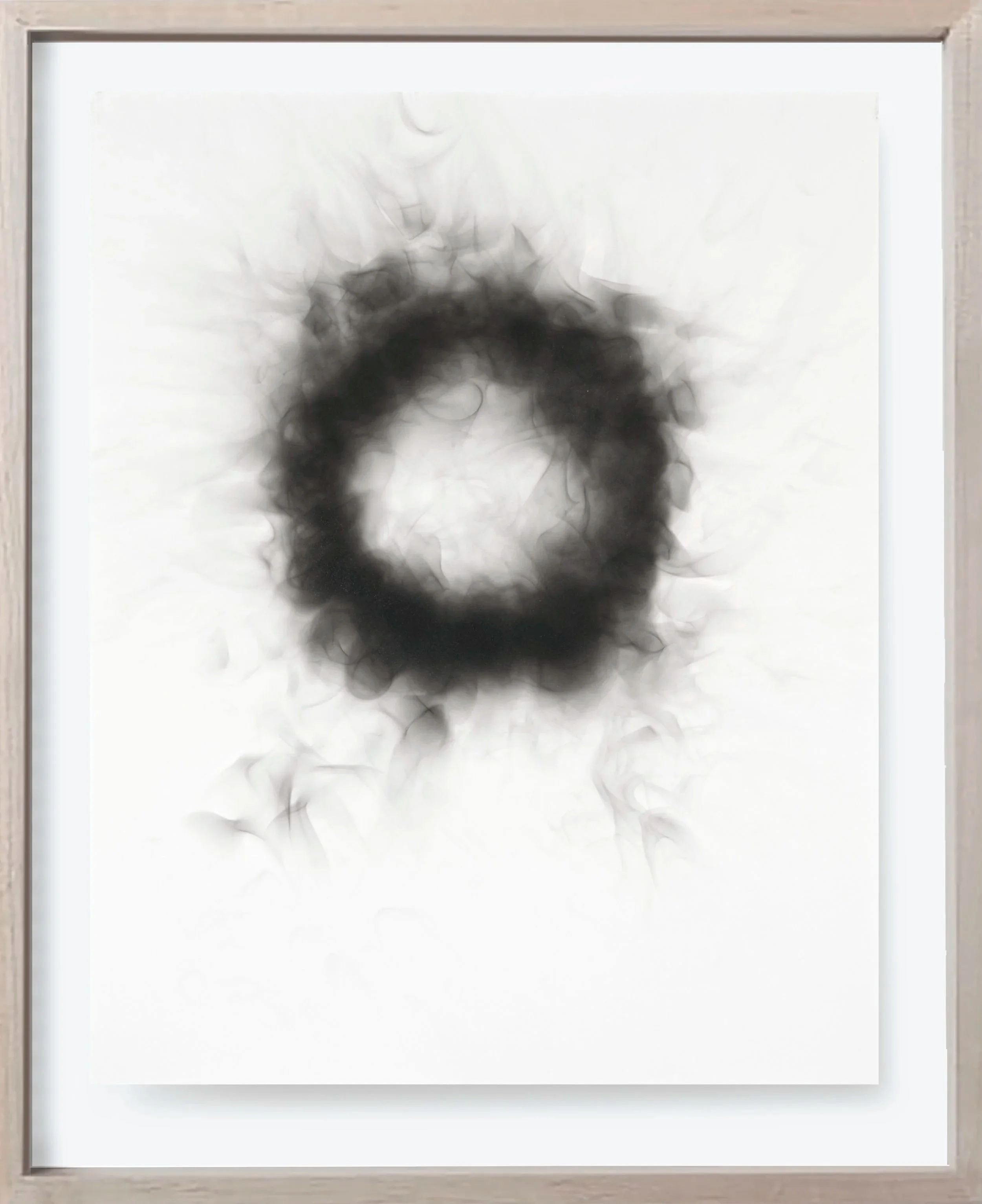  Burnt#130, 2022  
Kerosene soot on archival paper. (19 x 24 ) 
  Unframed 