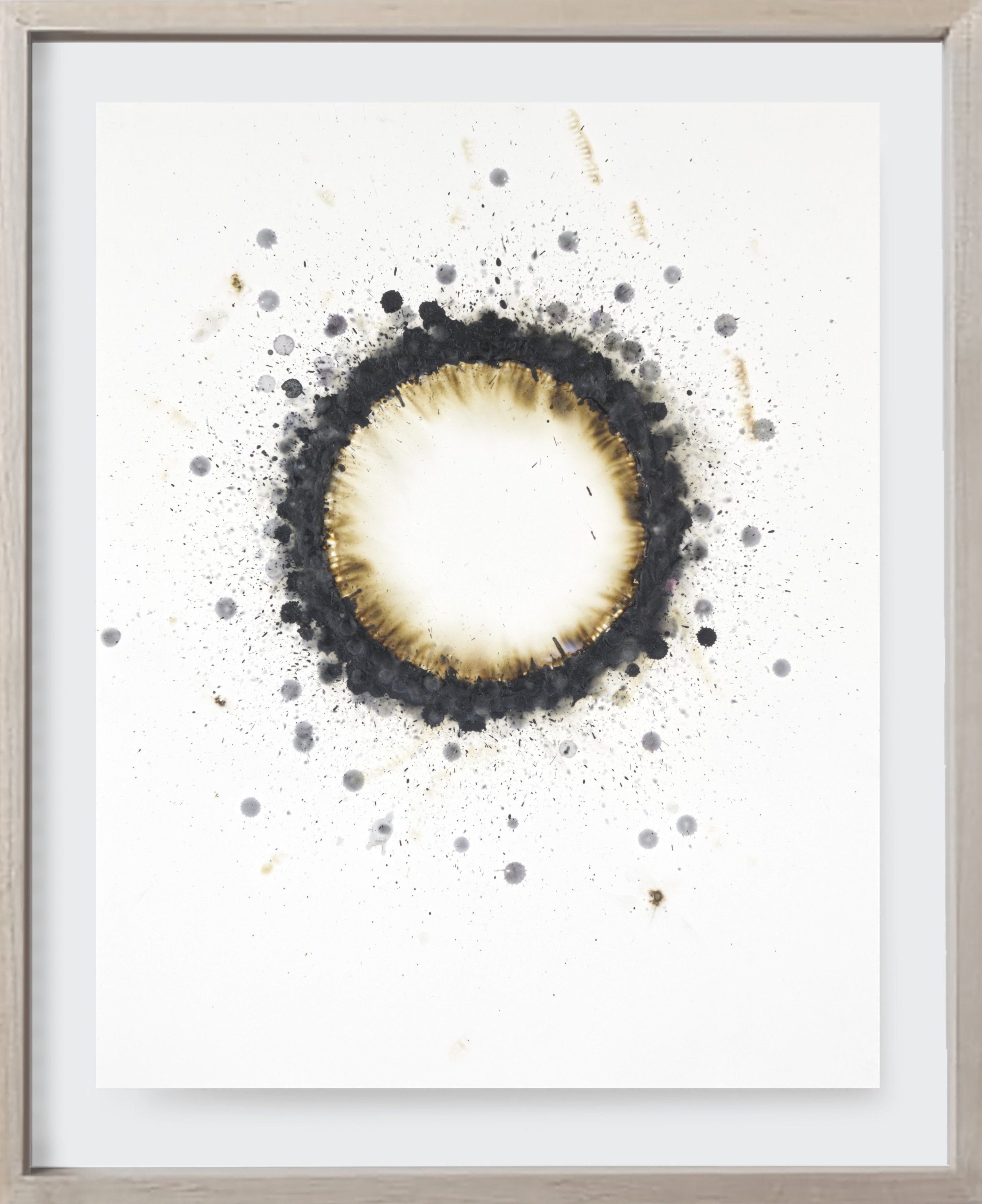  Melt#129, 2023  
Encaustic on archival paper. (18 x 24 )   Unframed  