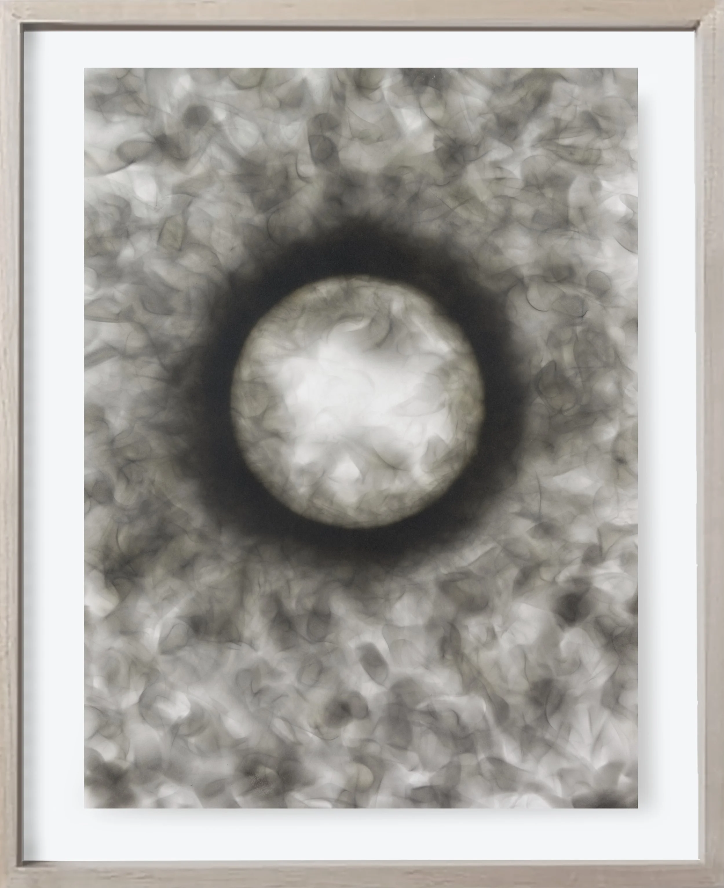  Burnt#106, 2022  
Kerosene soot on archival paper. (19 x 24 )   Unframed 
