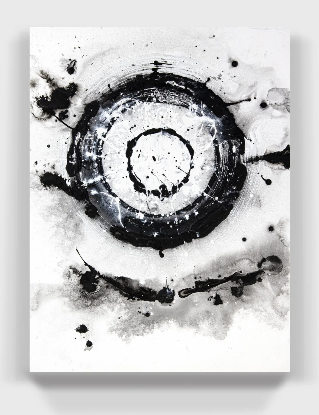   Painting#29,  2021   
Oil paint, acrylic enamel, and archival paper on a wooden panel.  (17.5 x 23.5 x 1.75 In) 