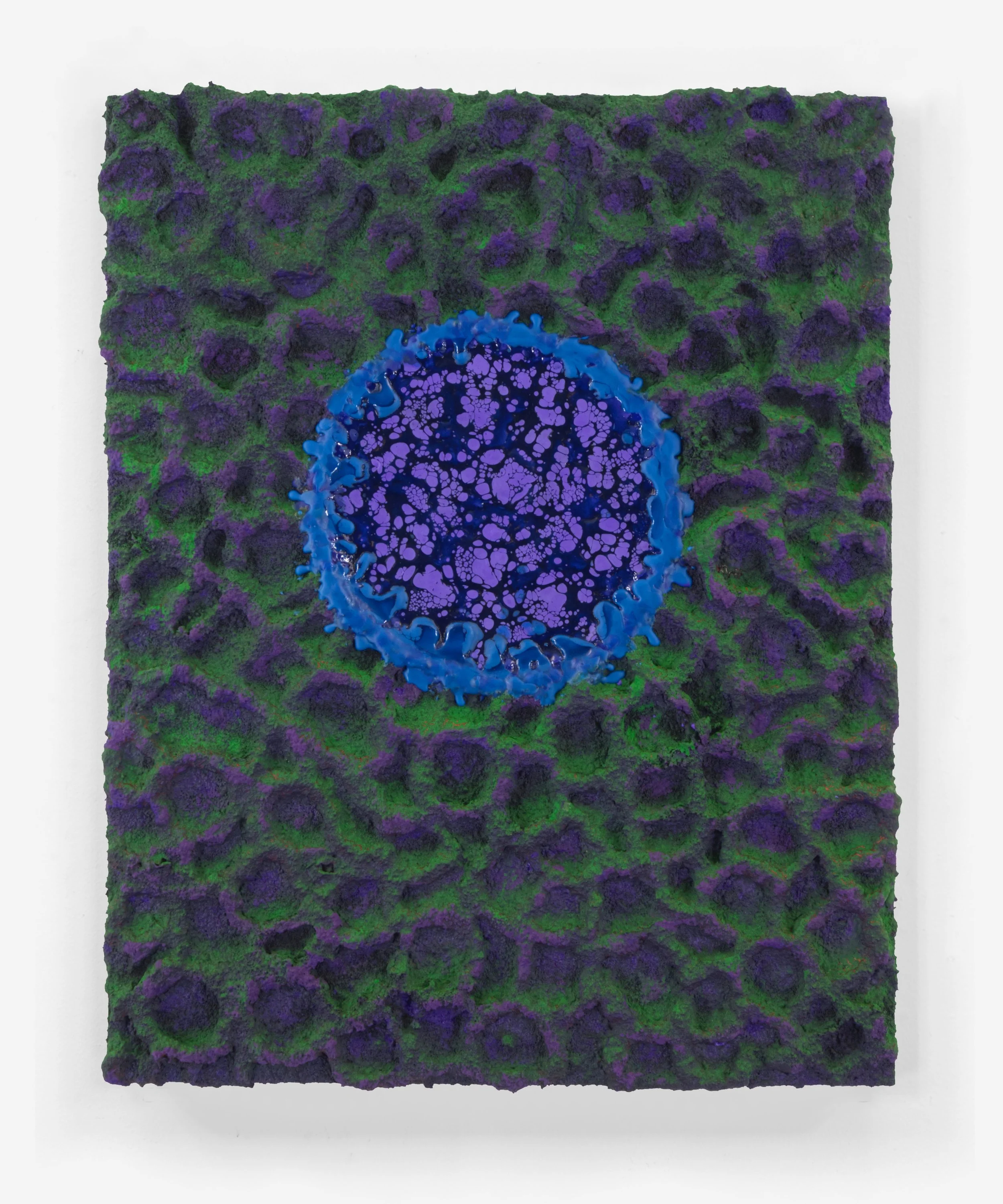  Painting#125, 2025  
On a wooden panel.  (18 x 24 x 1.75 in.)   