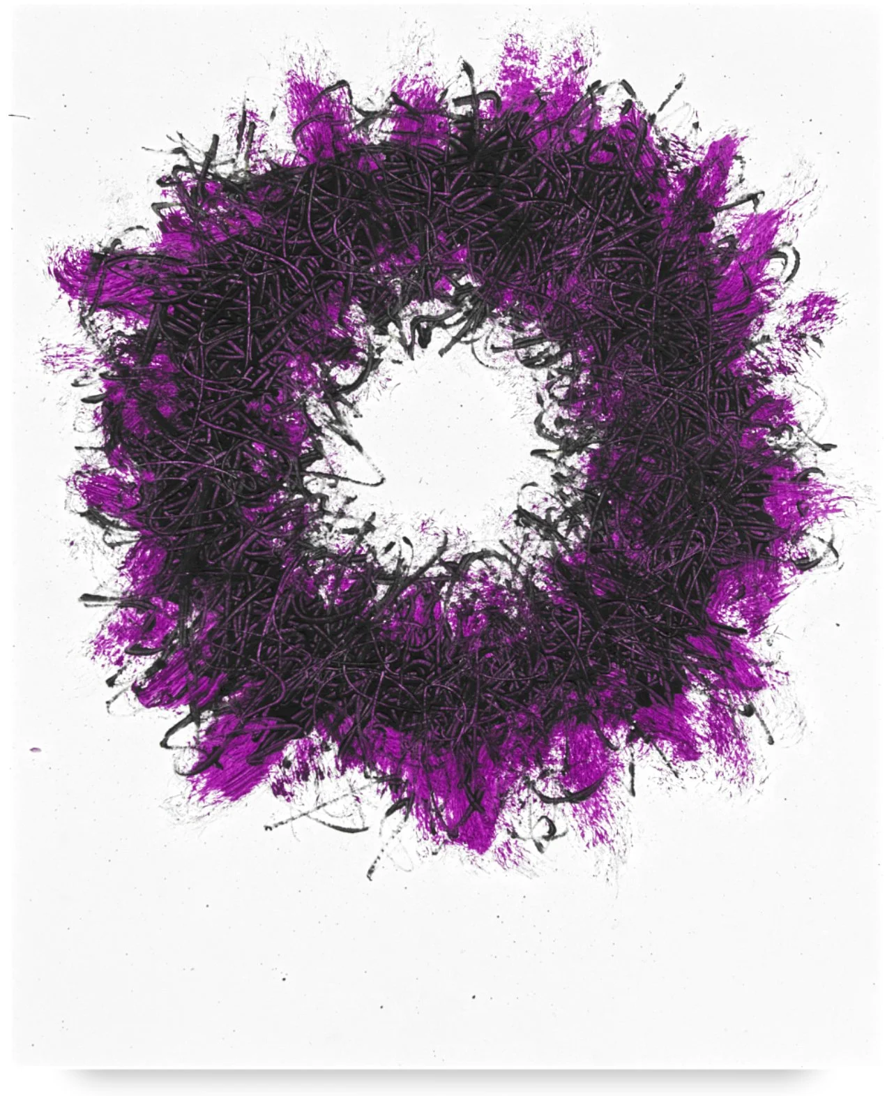   On Paper#159, 2024  
Oil paint on archival paper. (14 x 17 in.)