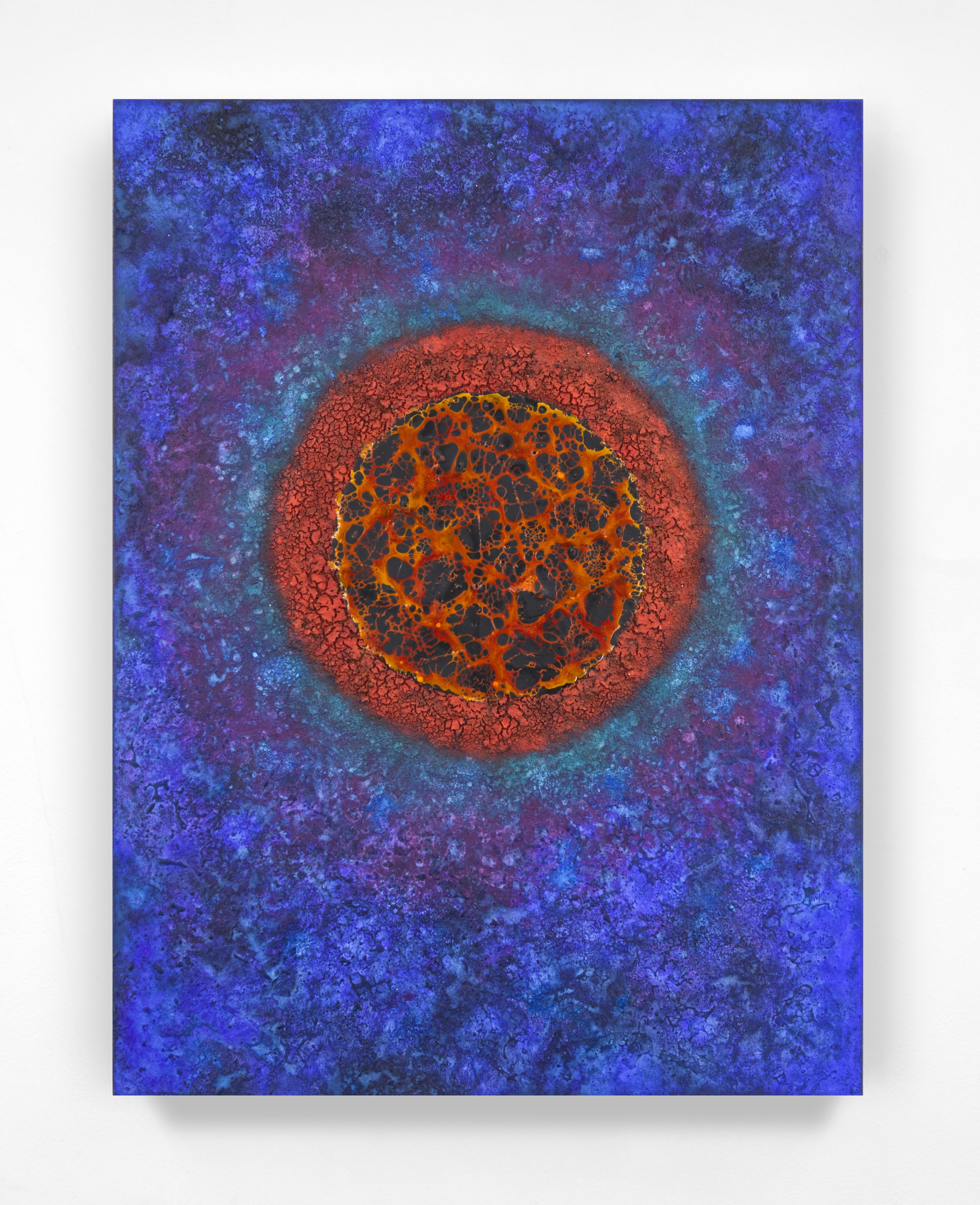  Painting#141, 2026  
On a wooden panel.  (18 x 24 x 1.75 in.)   