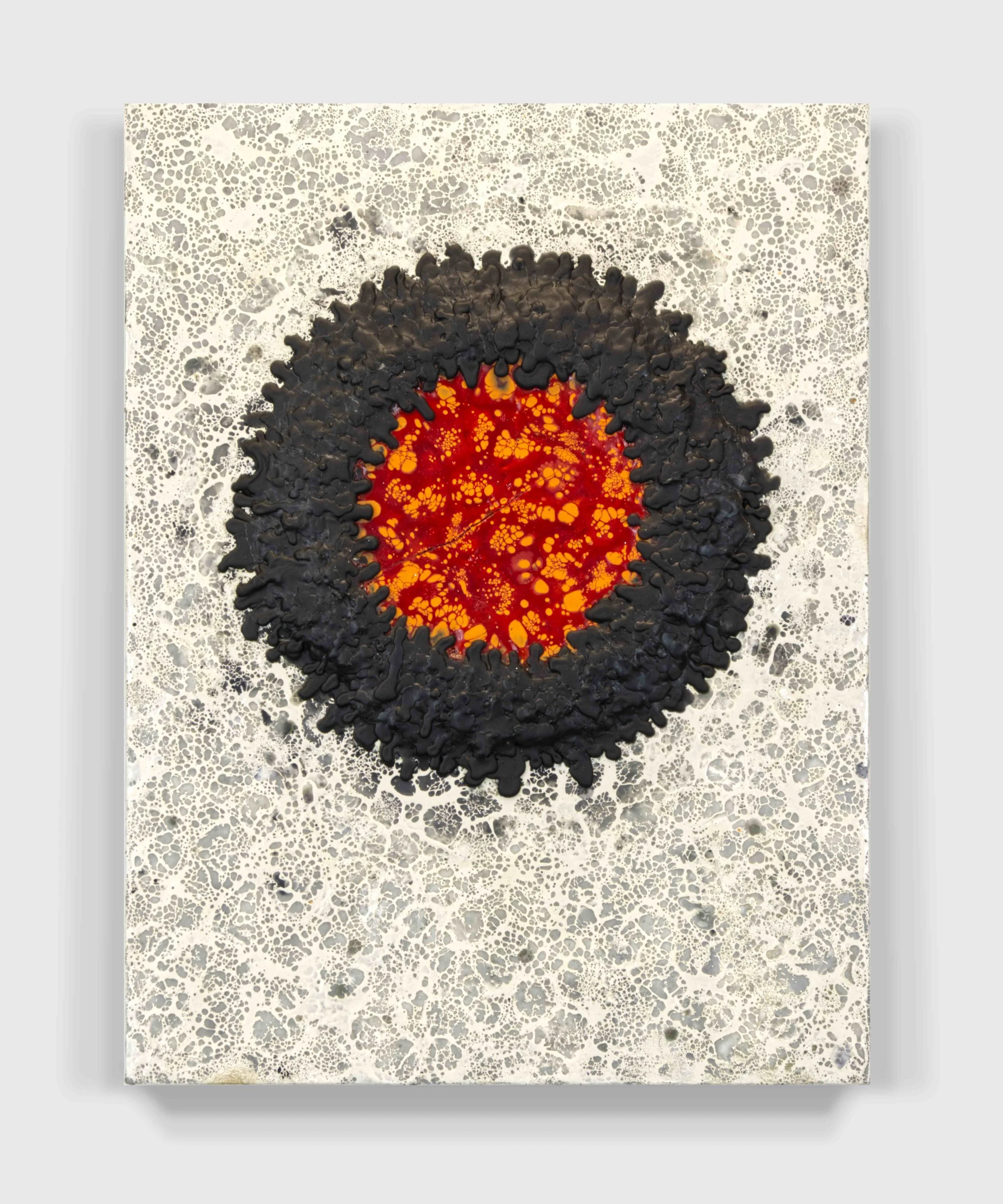  Melt#136, 2025  
Encaustic on a wooden panel.  (24 x 32 x 1.75 in.)    Provenance [Private collector.]  