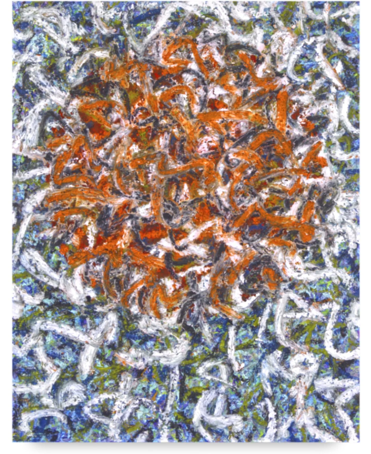   On Paper#169, 2025  
Oil paint on archival paper. (19 x 24 in.)