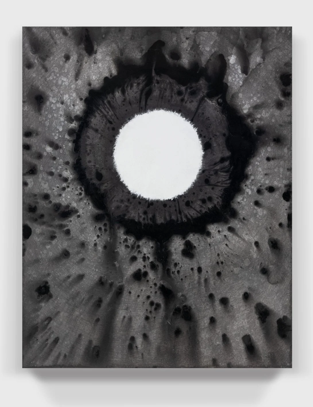   Painting#33,  2021   
Oil paint, acrylic enamel, and archival paper on a wooden panel.  (17.5 x 23.5 x 1.75 In) 