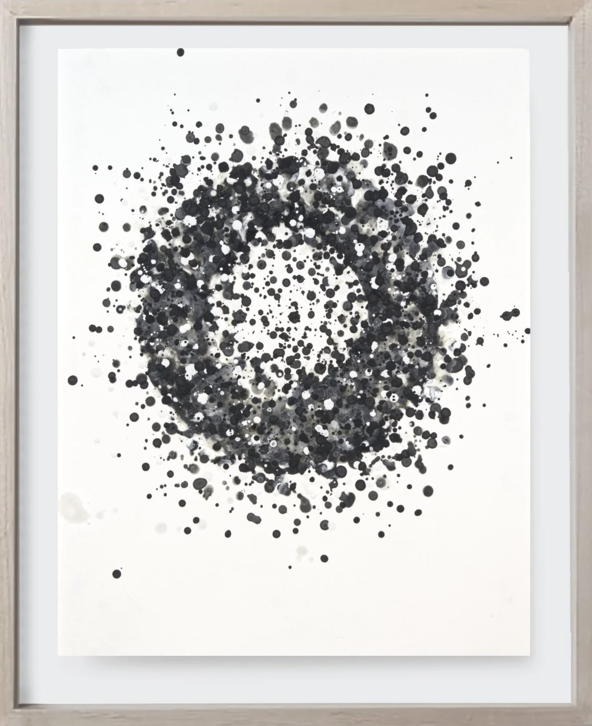  Melt#123, 2022  
Encaustic on archival paper. (18 x 24 )   Unframed  