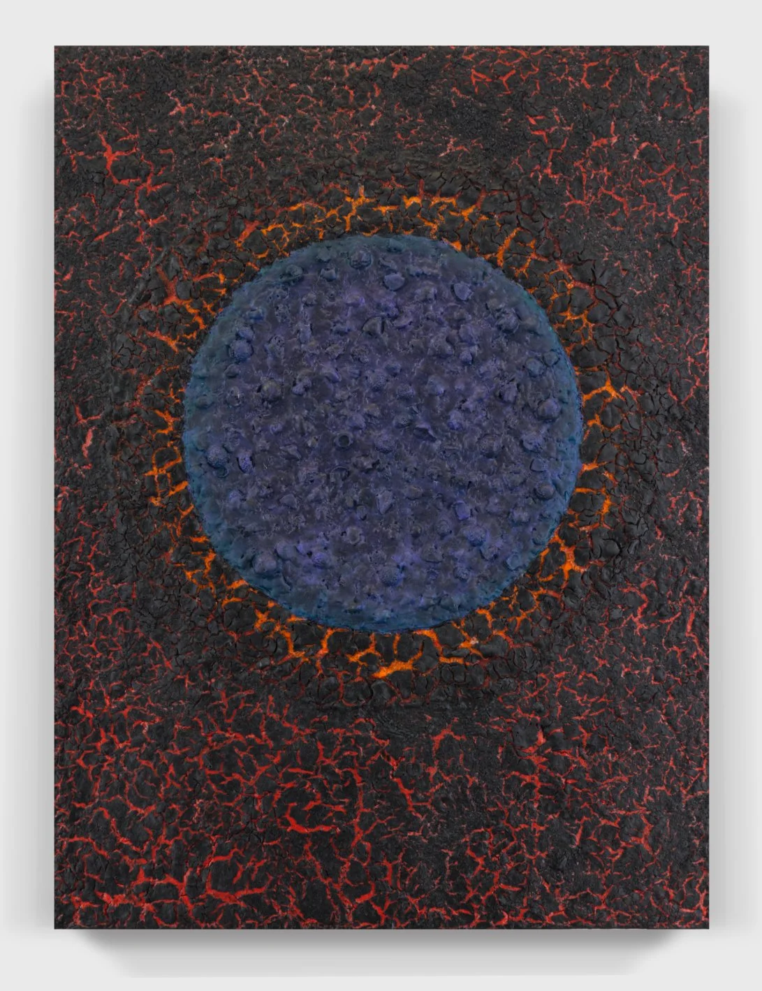  Painting#101, 2024  
Paint and encaustic on a wooden panel.  (26 x 32 x 1.75 in.)