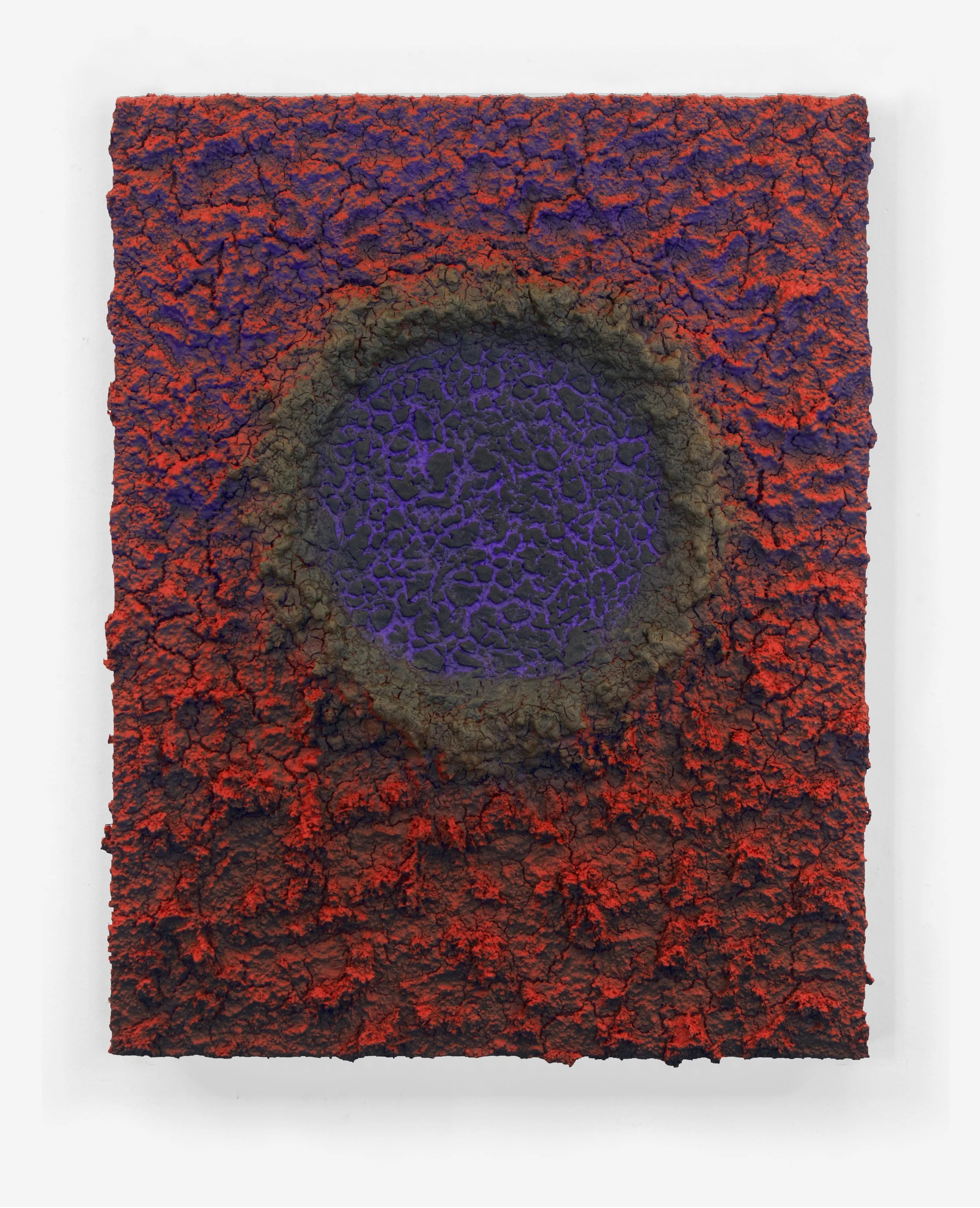  Painting#120, 2025  
On a wooden panel.  (18 x 24 x 1.75 in.)   