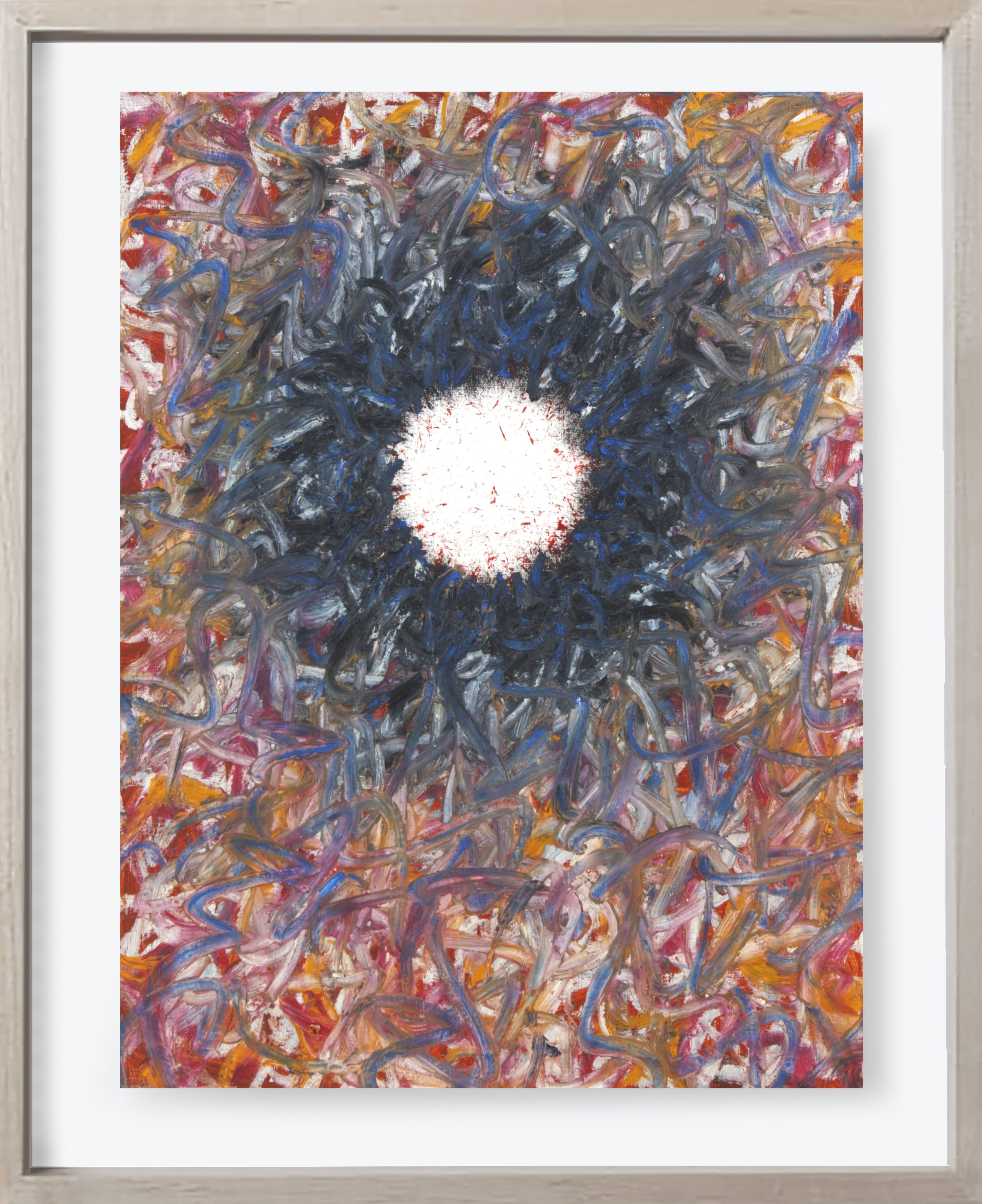  On Paper#168, 2025  
Paint on archival paper. (18 x 24 )   Unframed    
