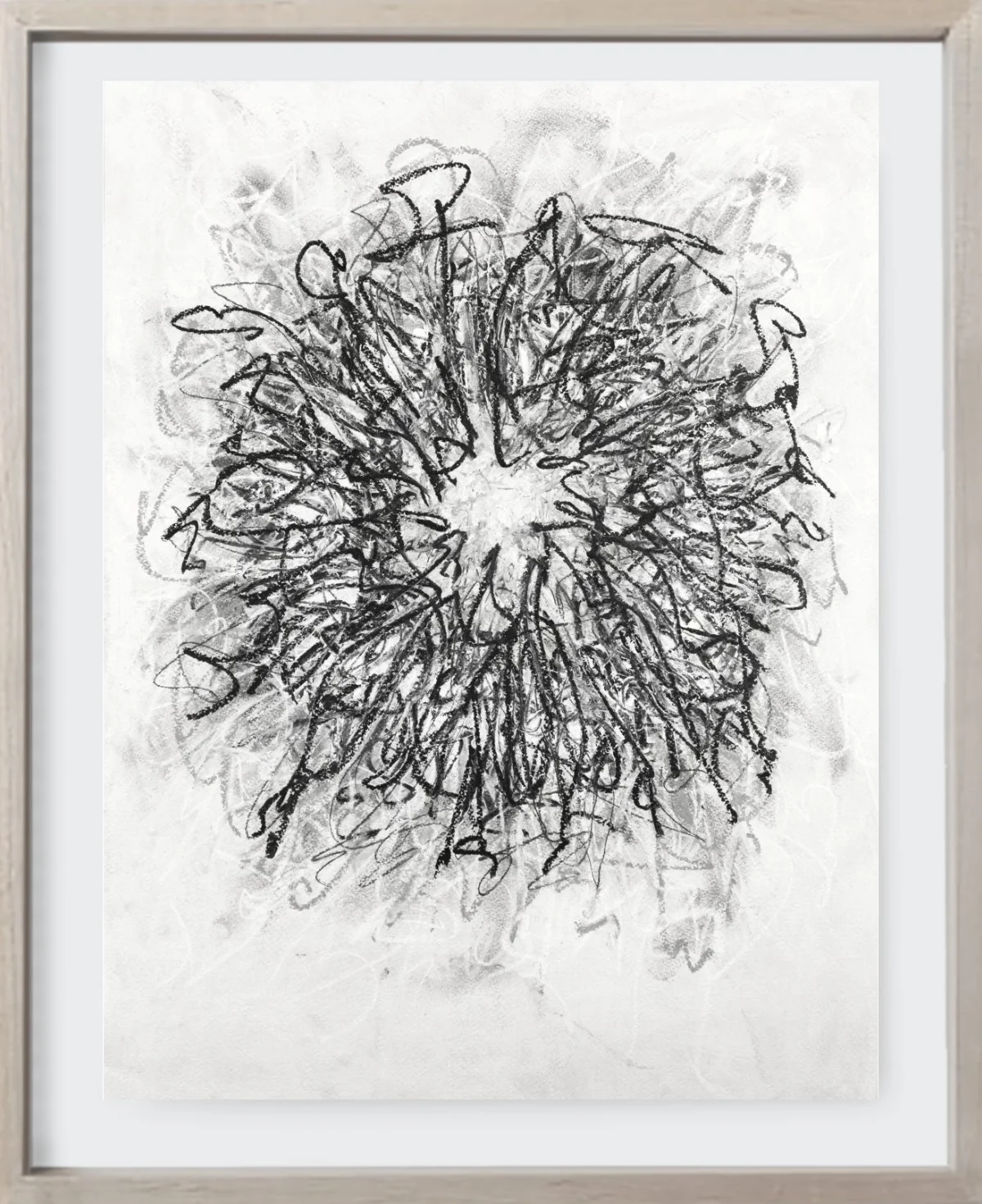   On Paper#23, 2019  
Graphite, pastel, and charcoal on archival paper.  (19 x 24 )    Unframed 