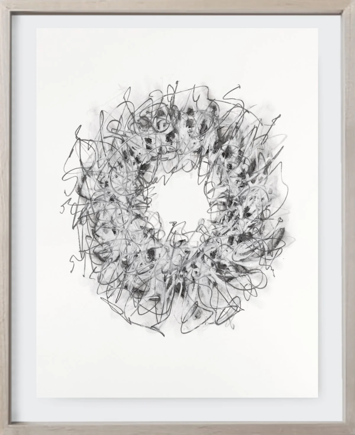   On Paper#8, 2019  
Graphite and pastel on archival paper.  (19 x 24 )    Unframed 