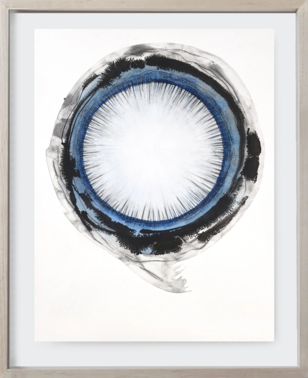   On Paper#49, 2020  
Ink, graphite, and charcoal on archival paper. (18 x 24 )     Unframed 
