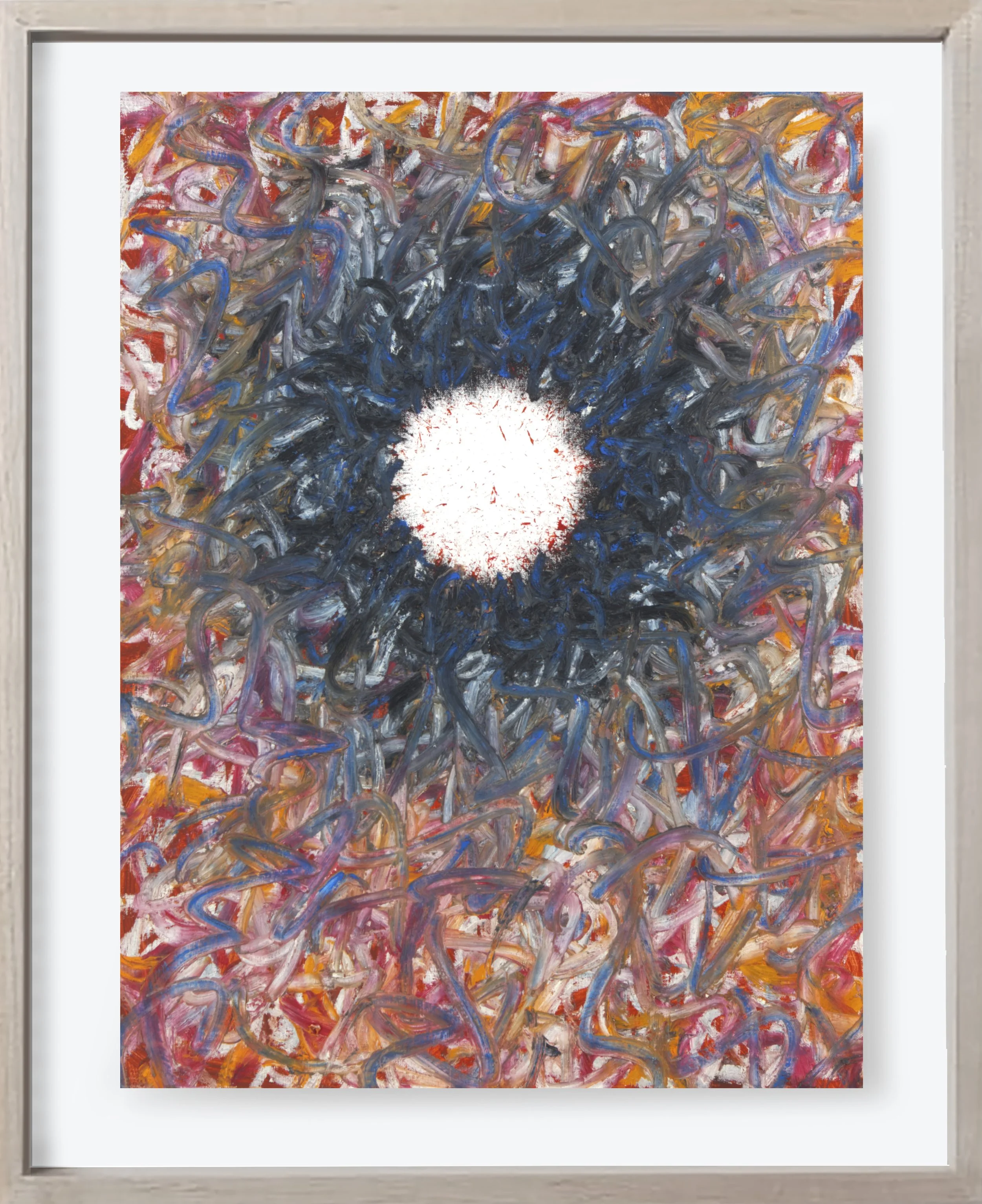   On Paper#168, 2025  
Oil paint on archival paper. (19 x 24 in.)