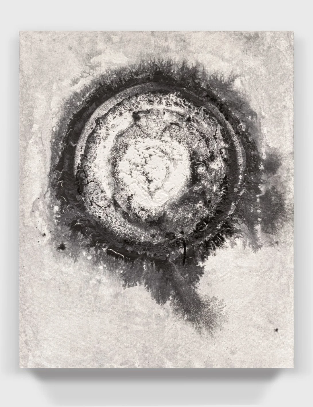   Painting#7,   2021   
Acrylic enamel on a canvas-covered wooden panel.  (26 x 30 X 1.75 in)  