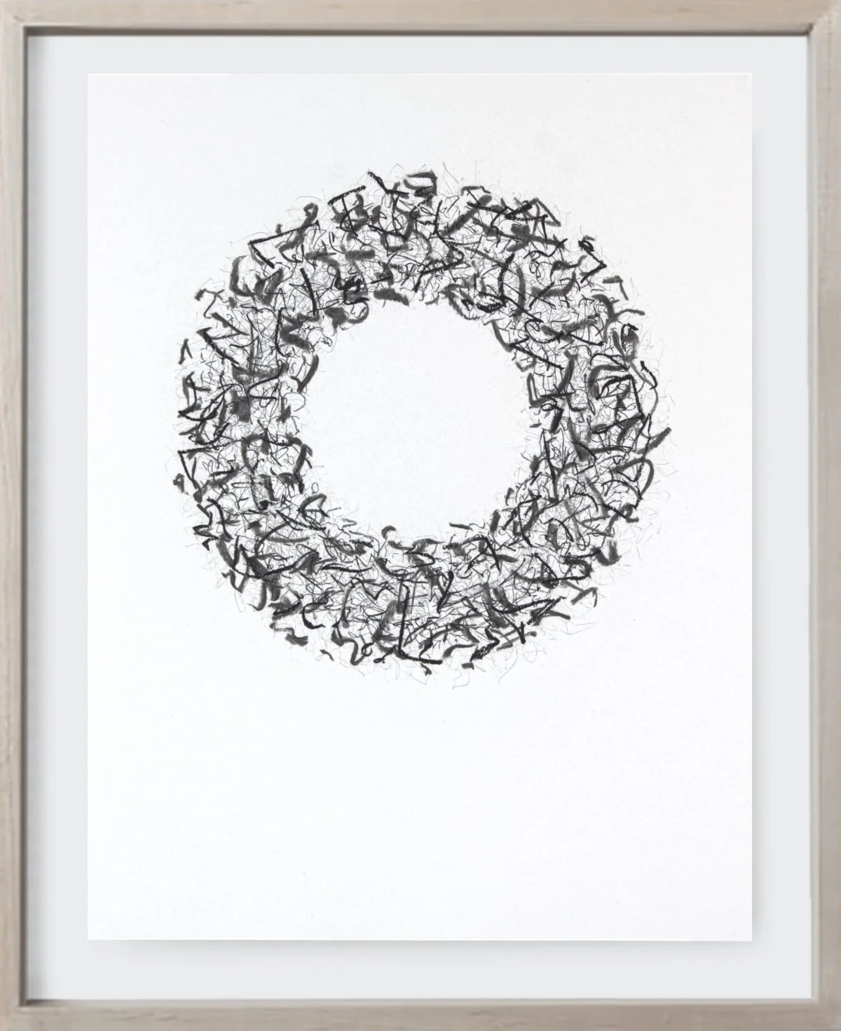   On Paper#193, 2026  
Ink & graphite on archival paper. (19 x 24 in.)