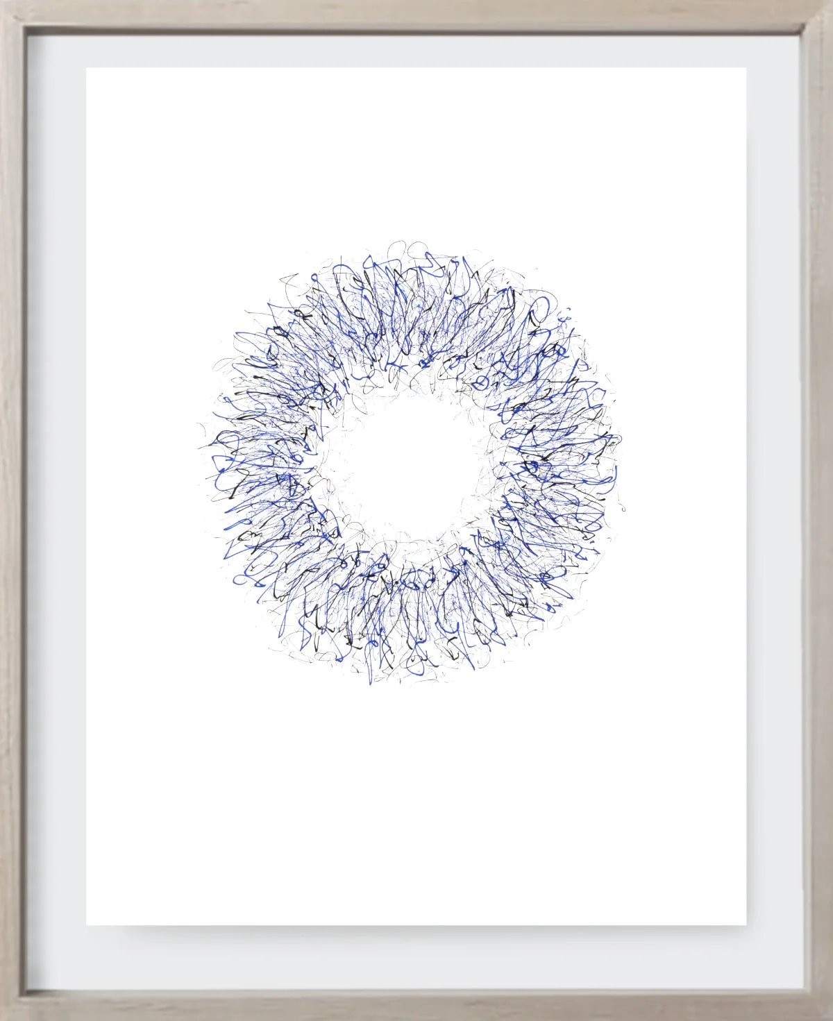   On Paper#71, 2020  
Ink on archival paper.  (19 x 24 )    Unframed 