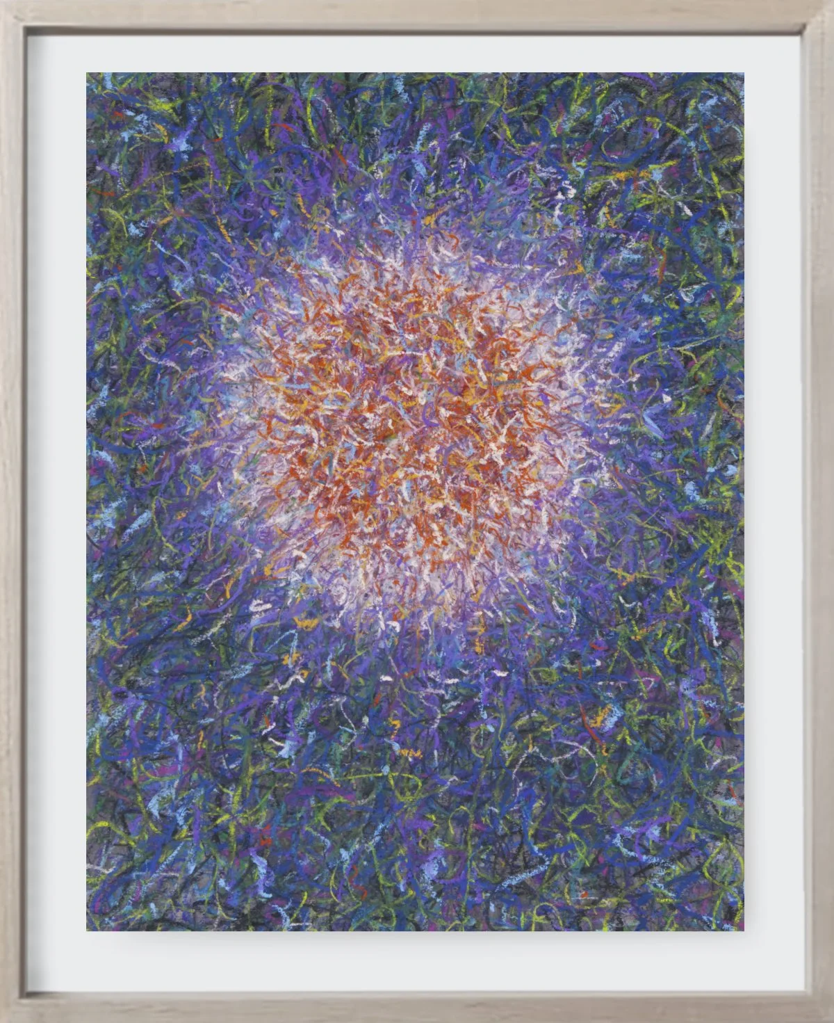   On Paper#197, 2026  
Pastel on archival paper. (19 x 24 in.)