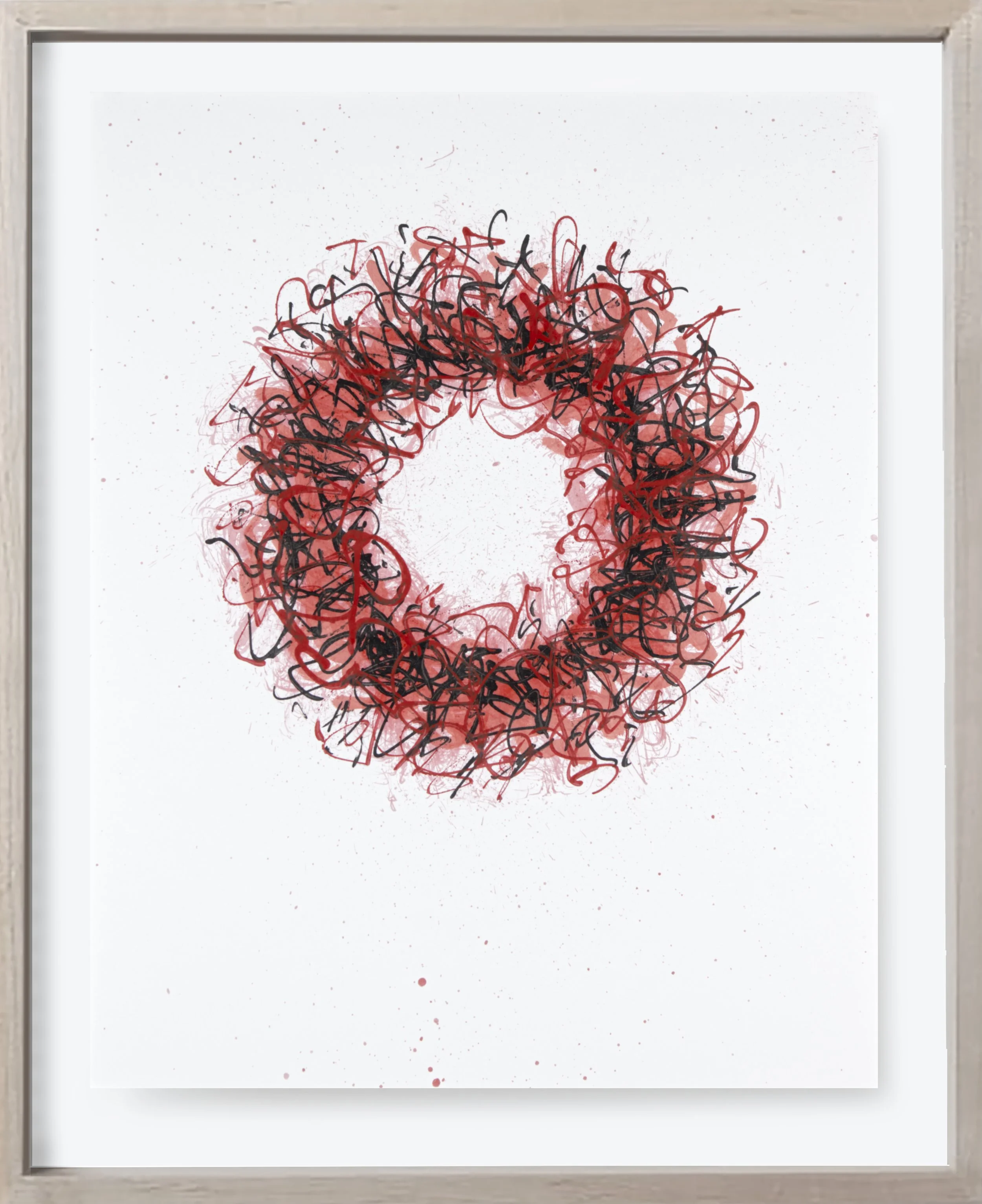  On Paper#189, 2026  
Paint on archival paper. (18 x 24 )   Unframed    