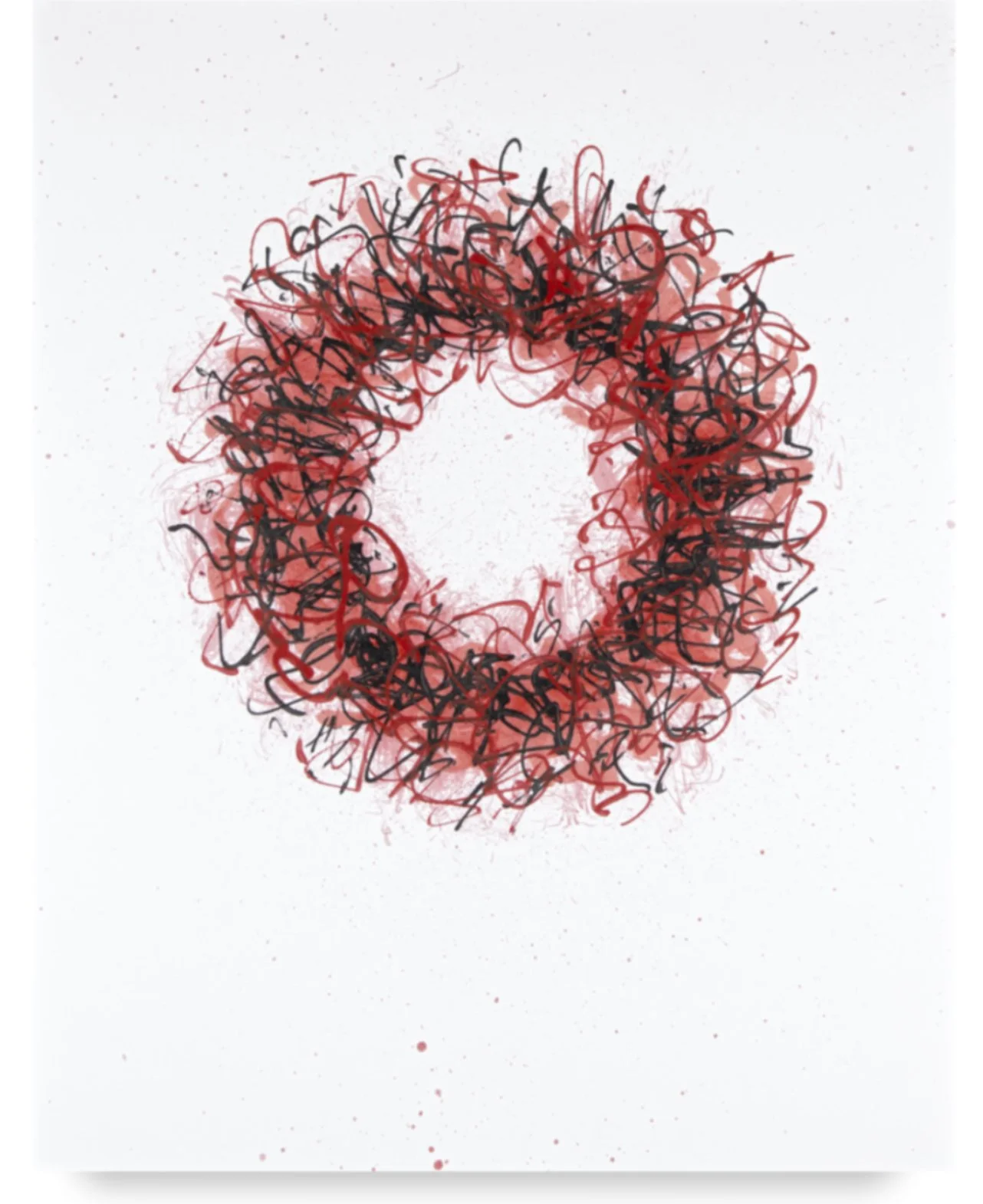   On Paper#189, 2026  
Oil paint on archival paper. (19 x 24 in.)